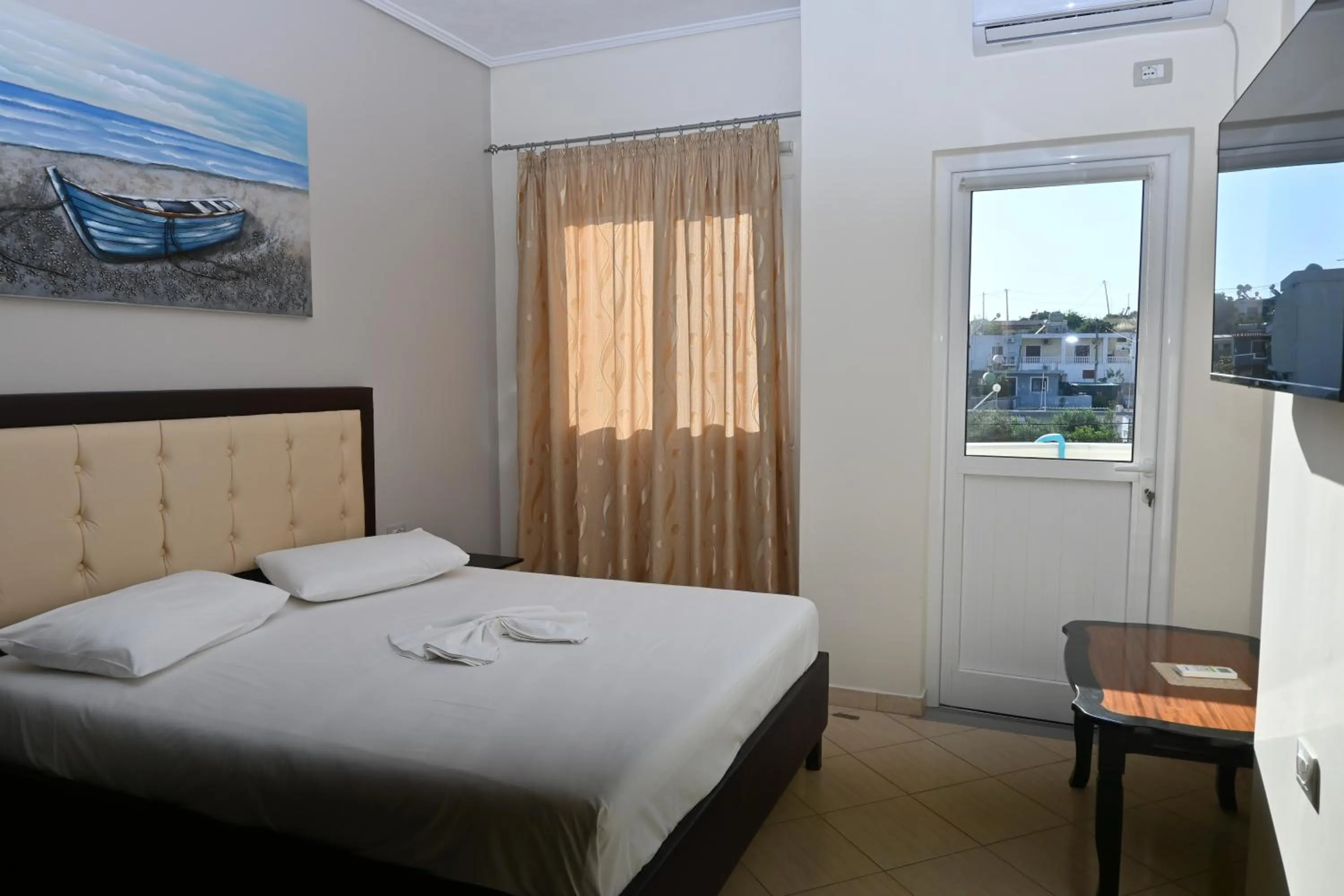 Bed in EROS HOTEL Ksamil