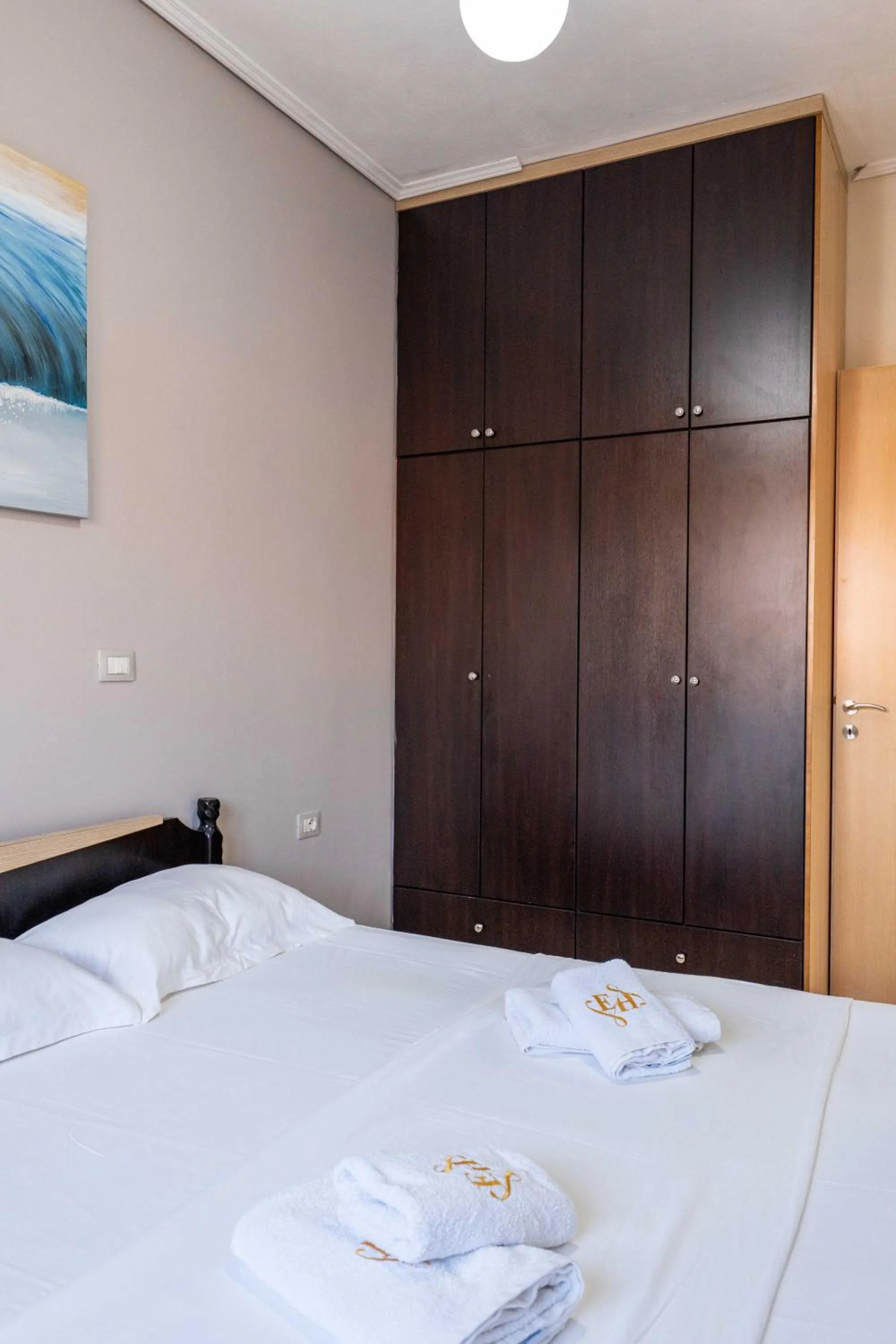 Bed in EROS HOTEL Ksamil