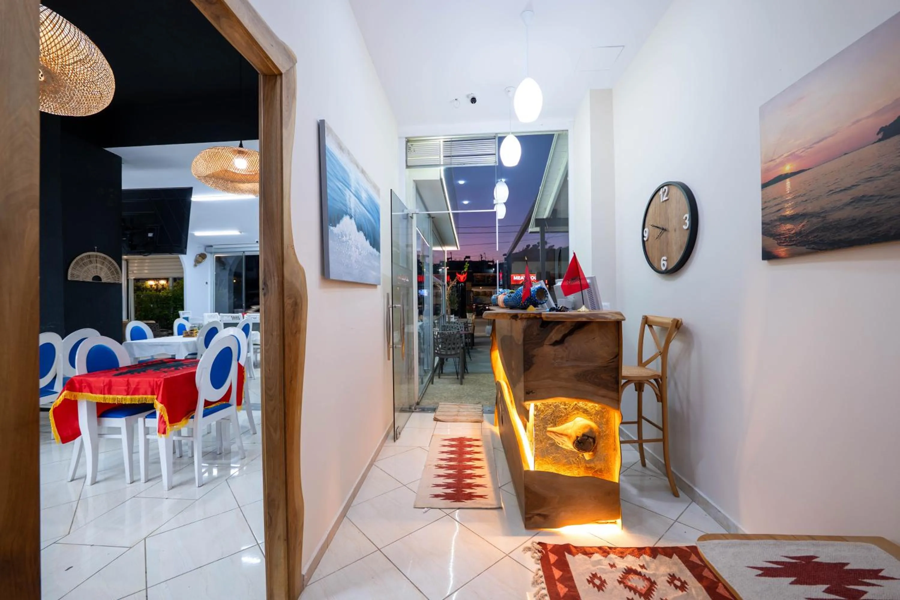 Lobby or reception in EROS HOTEL Ksamil