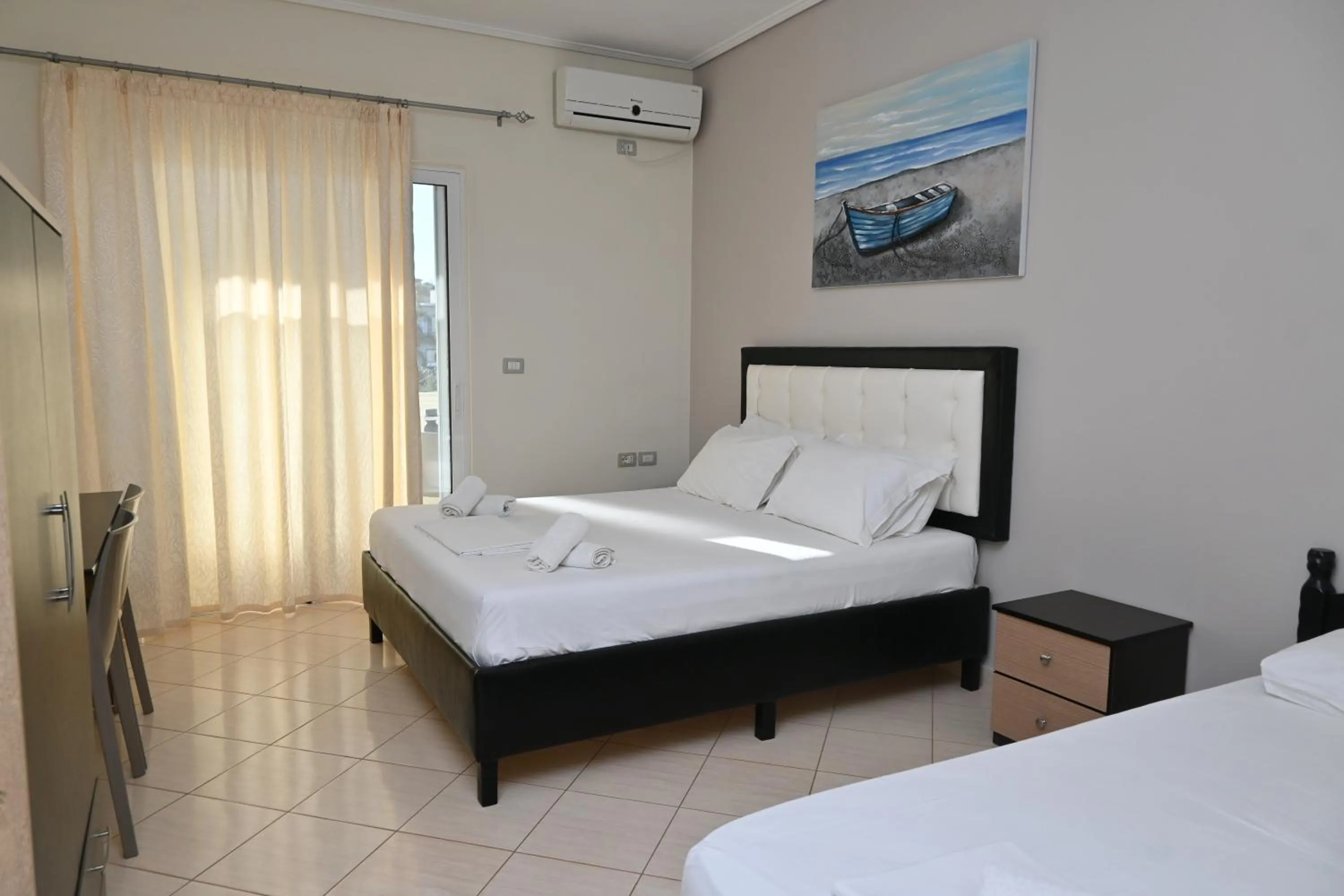 Bed in EROS HOTEL Ksamil