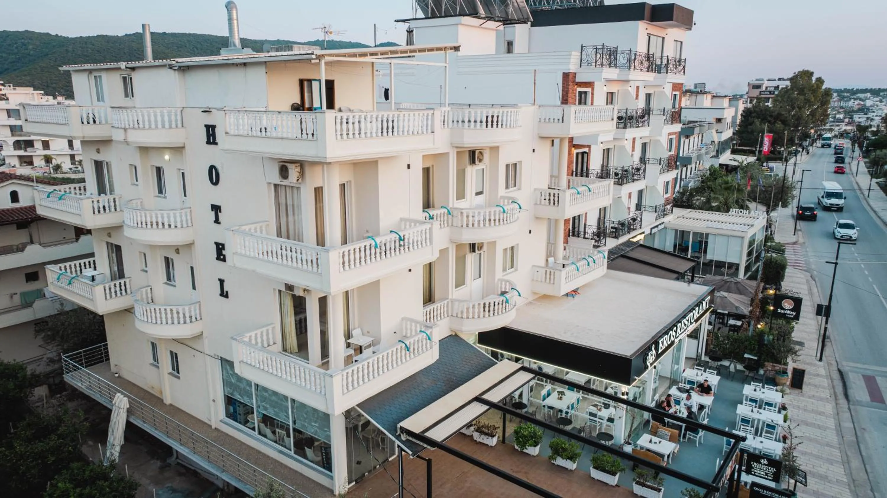 Property building in EROS HOTEL Ksamil