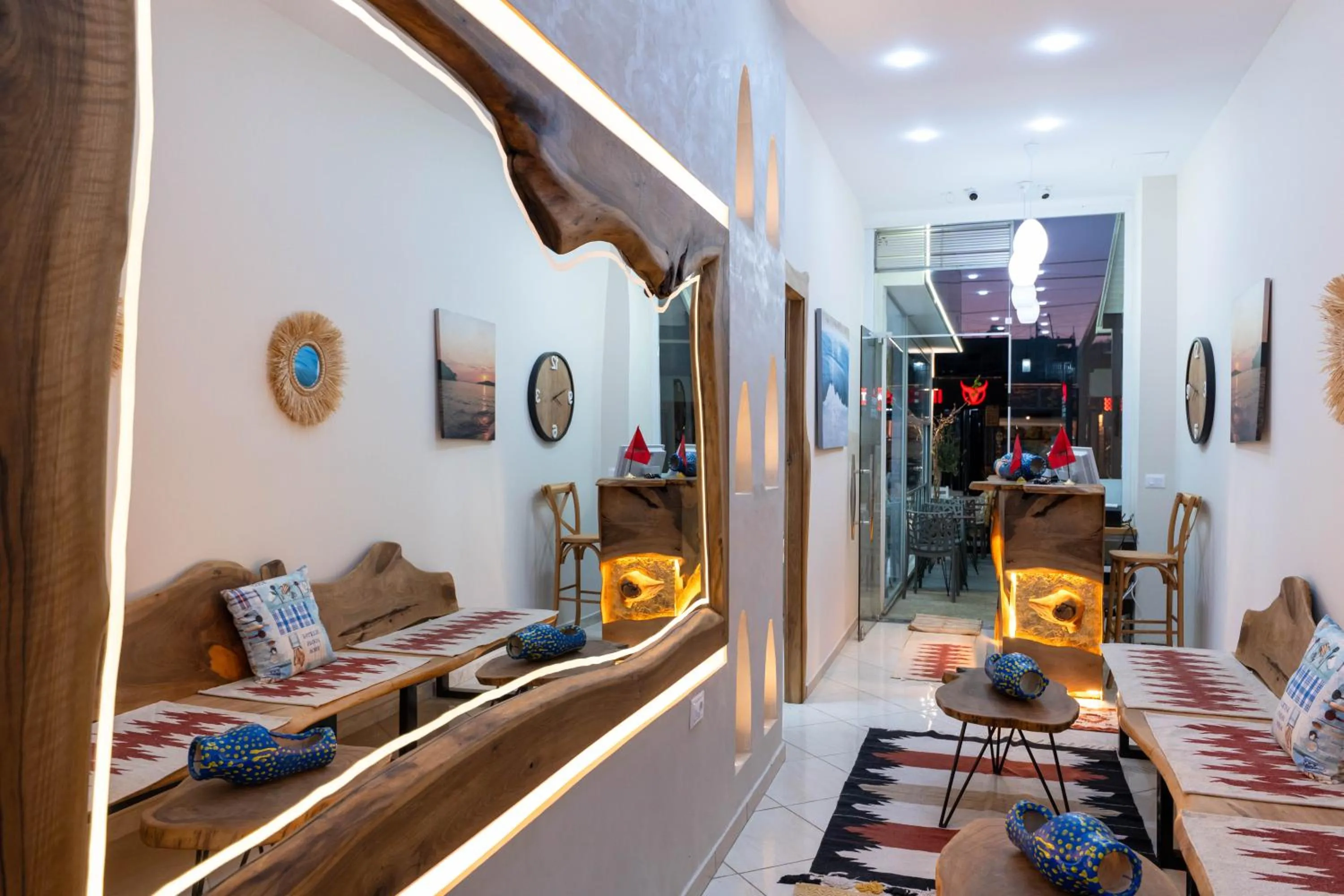 Lobby or reception in EROS HOTEL Ksamil