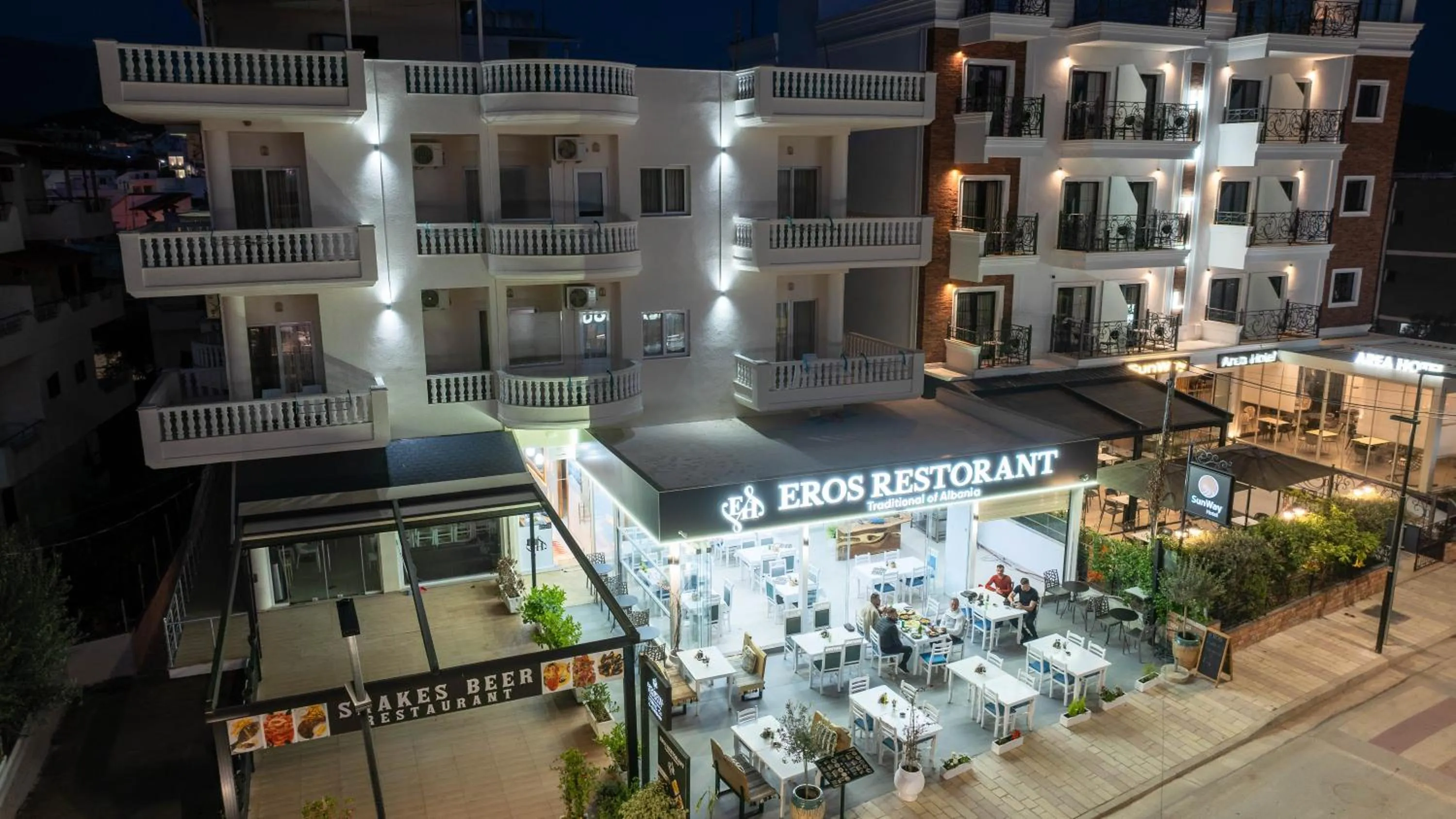 Property building in EROS HOTEL Ksamil