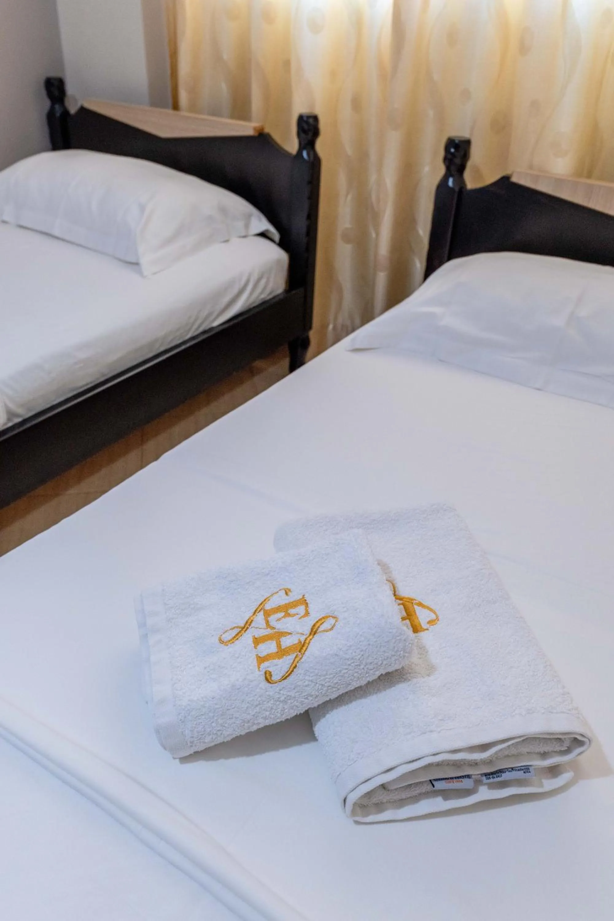 Bed in EROS HOTEL Ksamil