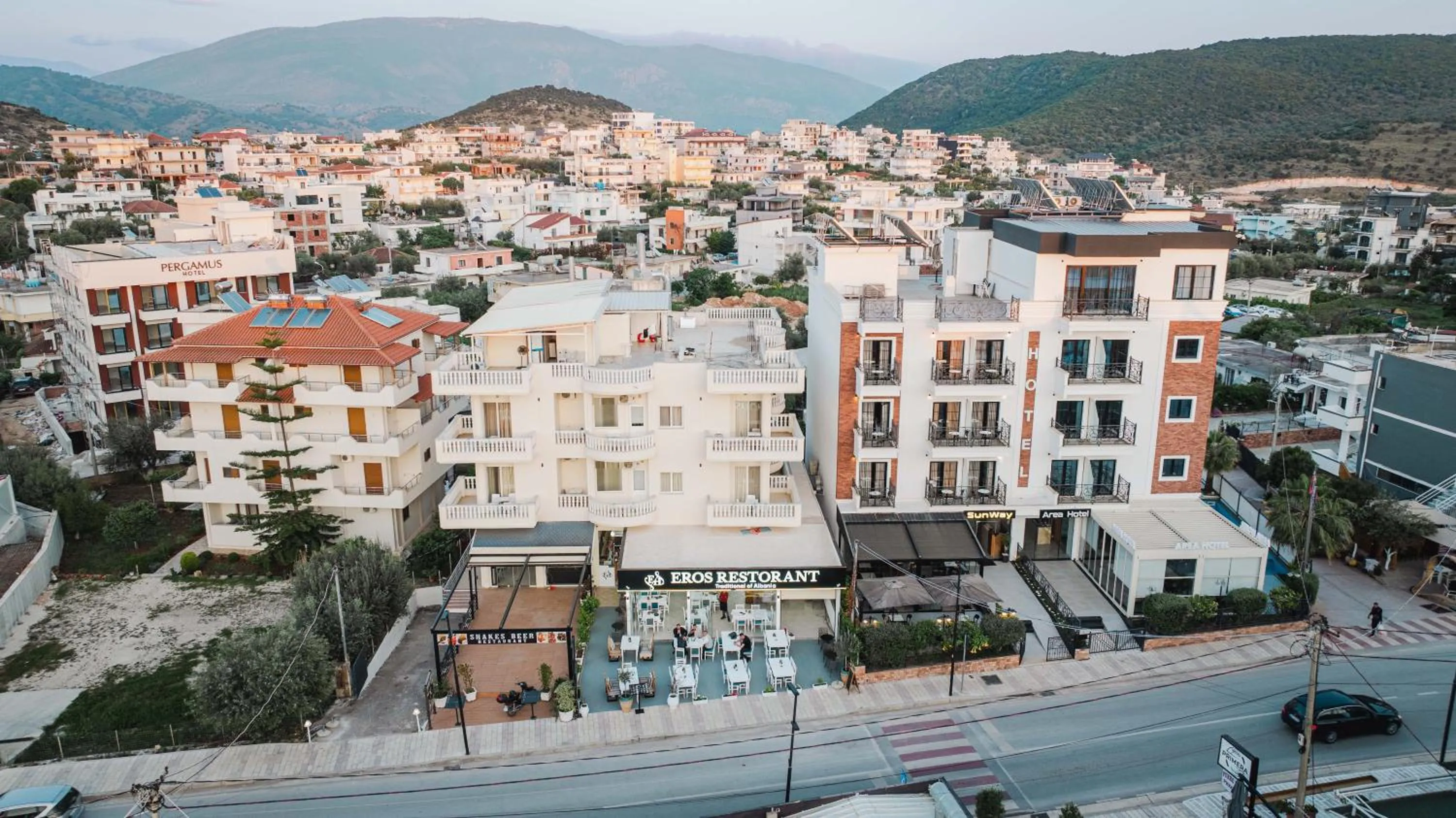 Property building in EROS HOTEL Ksamil