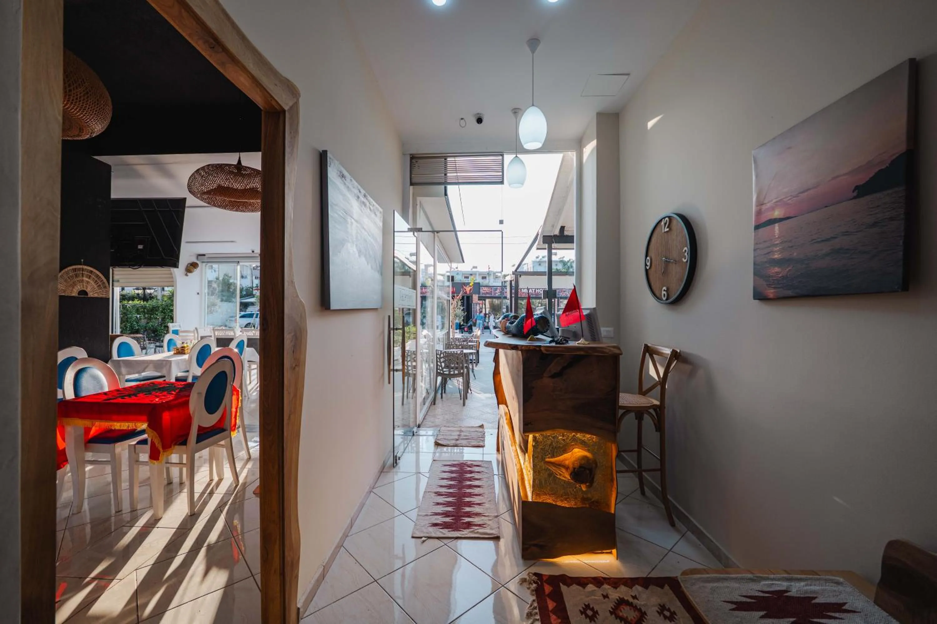 Lobby or reception in EROS HOTEL Ksamil