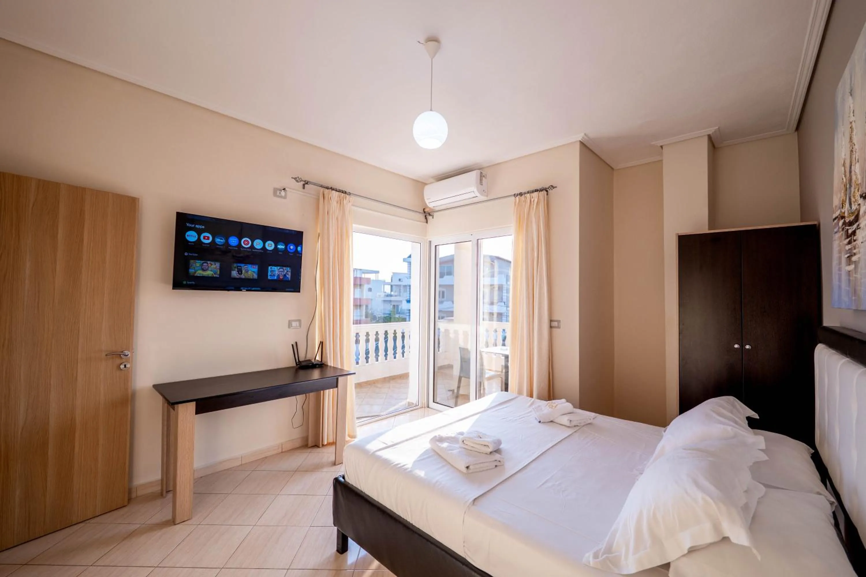 Bedroom, Bed in EROS HOTEL Ksamil