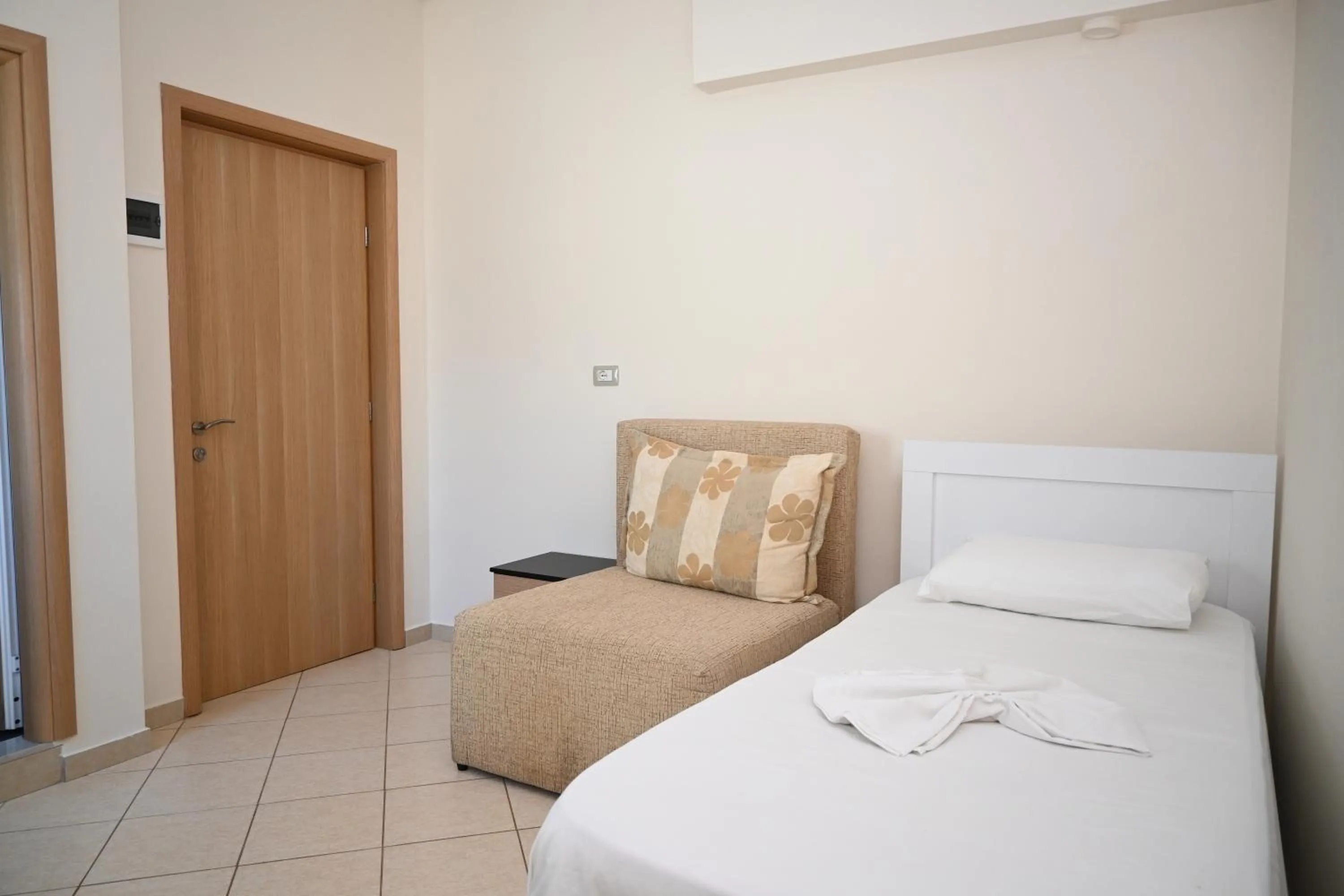 Bed in EROS HOTEL Ksamil