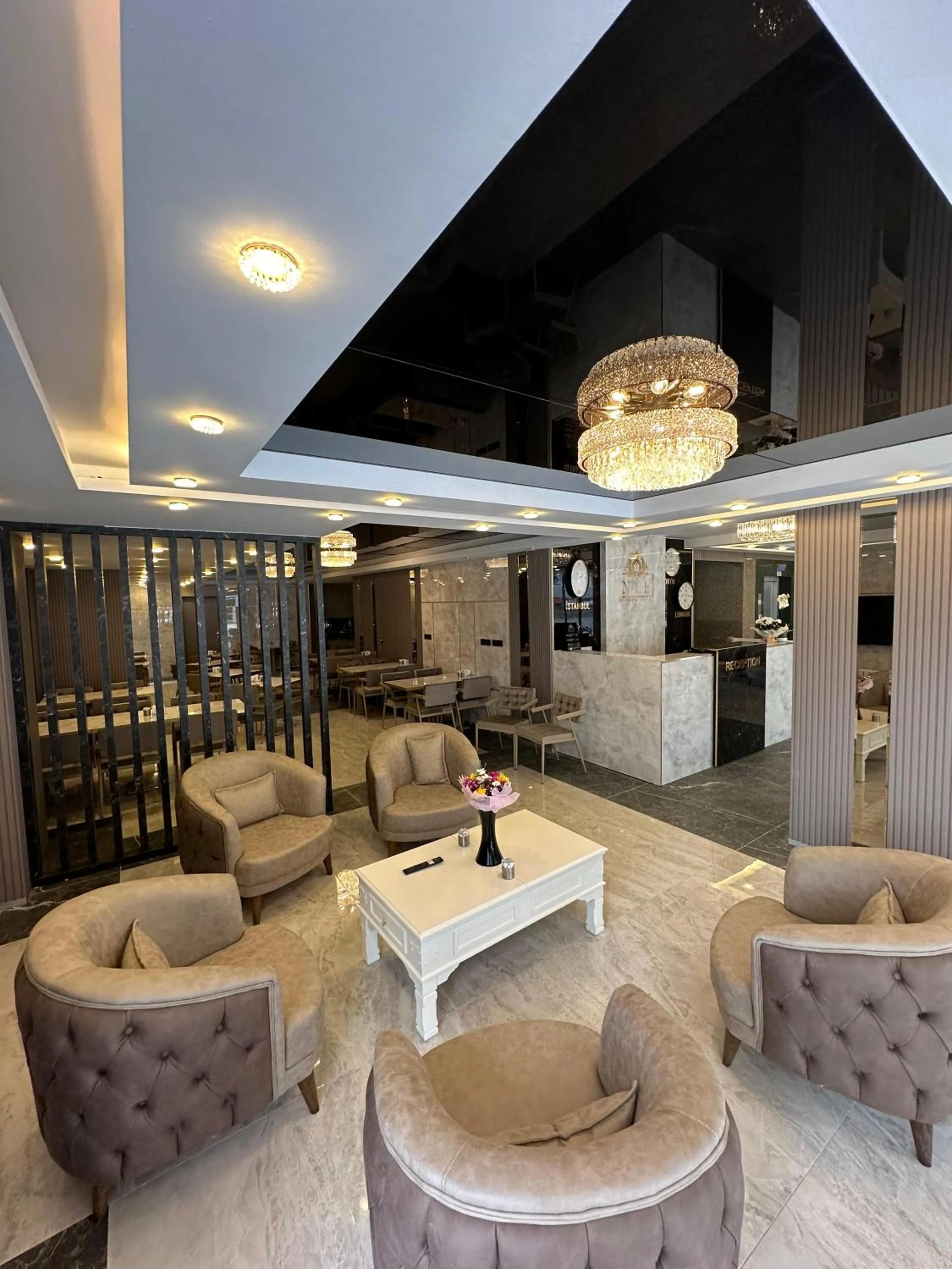 Communal lounge/ TV room in Nif Ankara Hotel