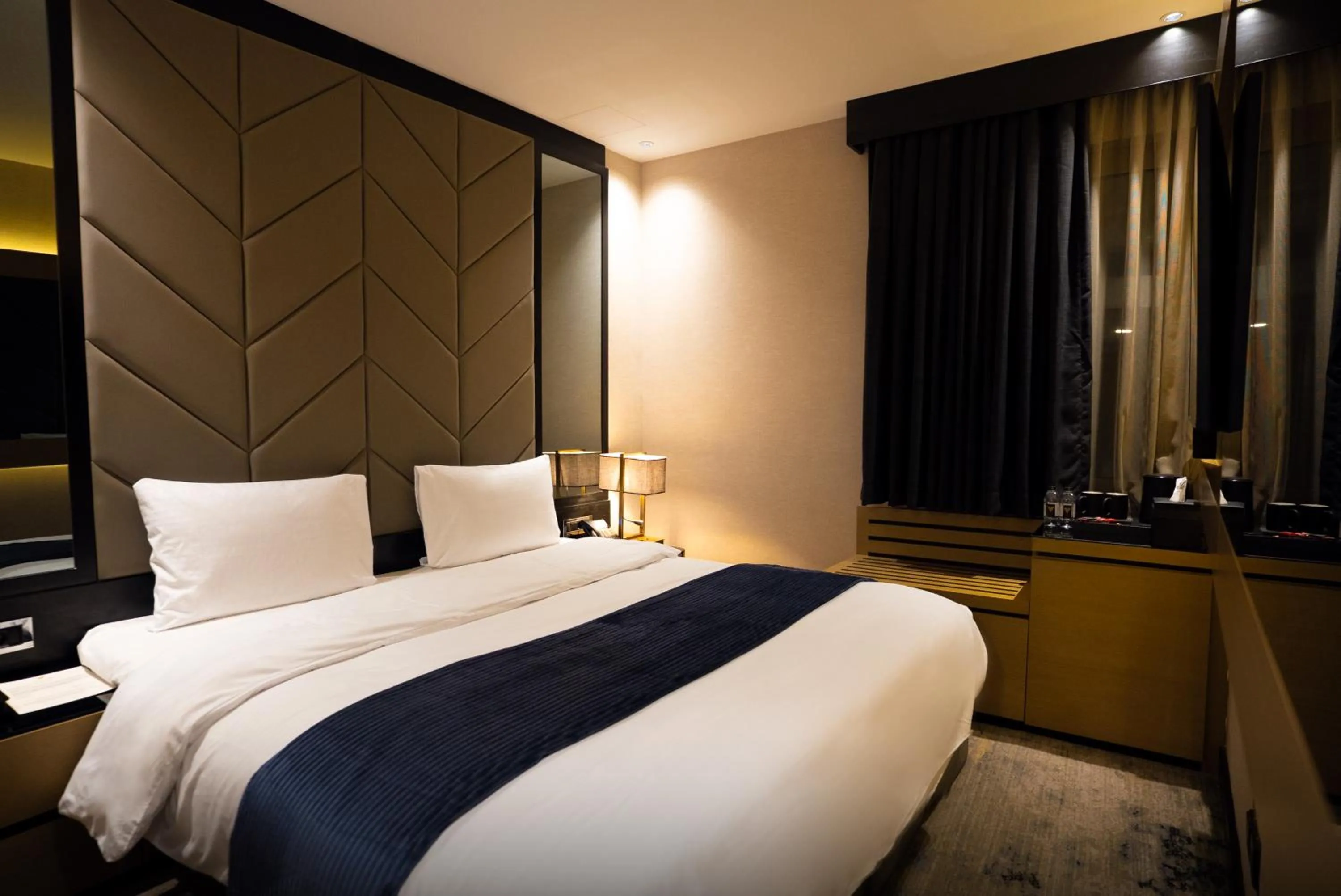 Bed in The V Hotel