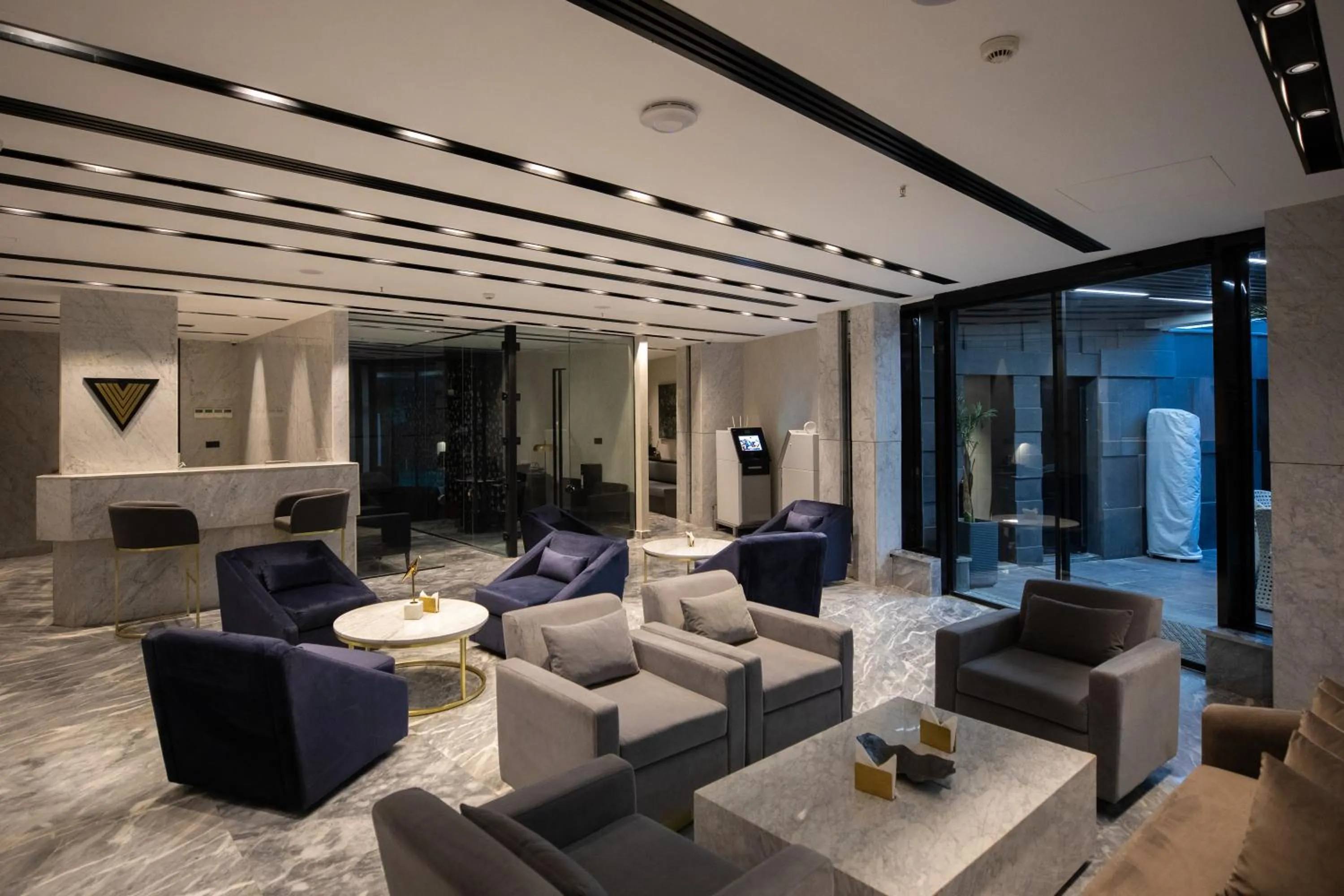 Lobby or reception in The V Hotel