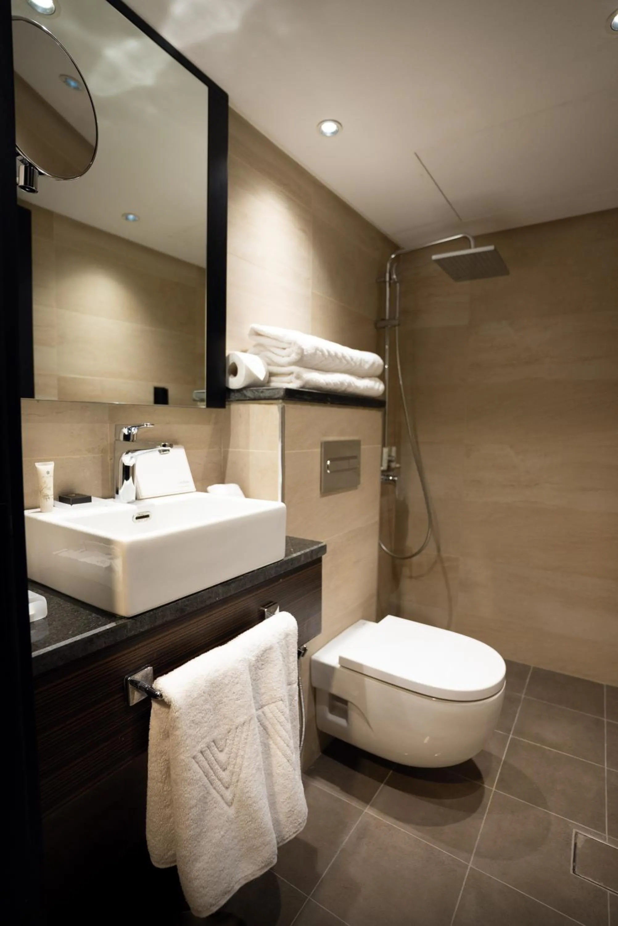 Shower in The V Hotel