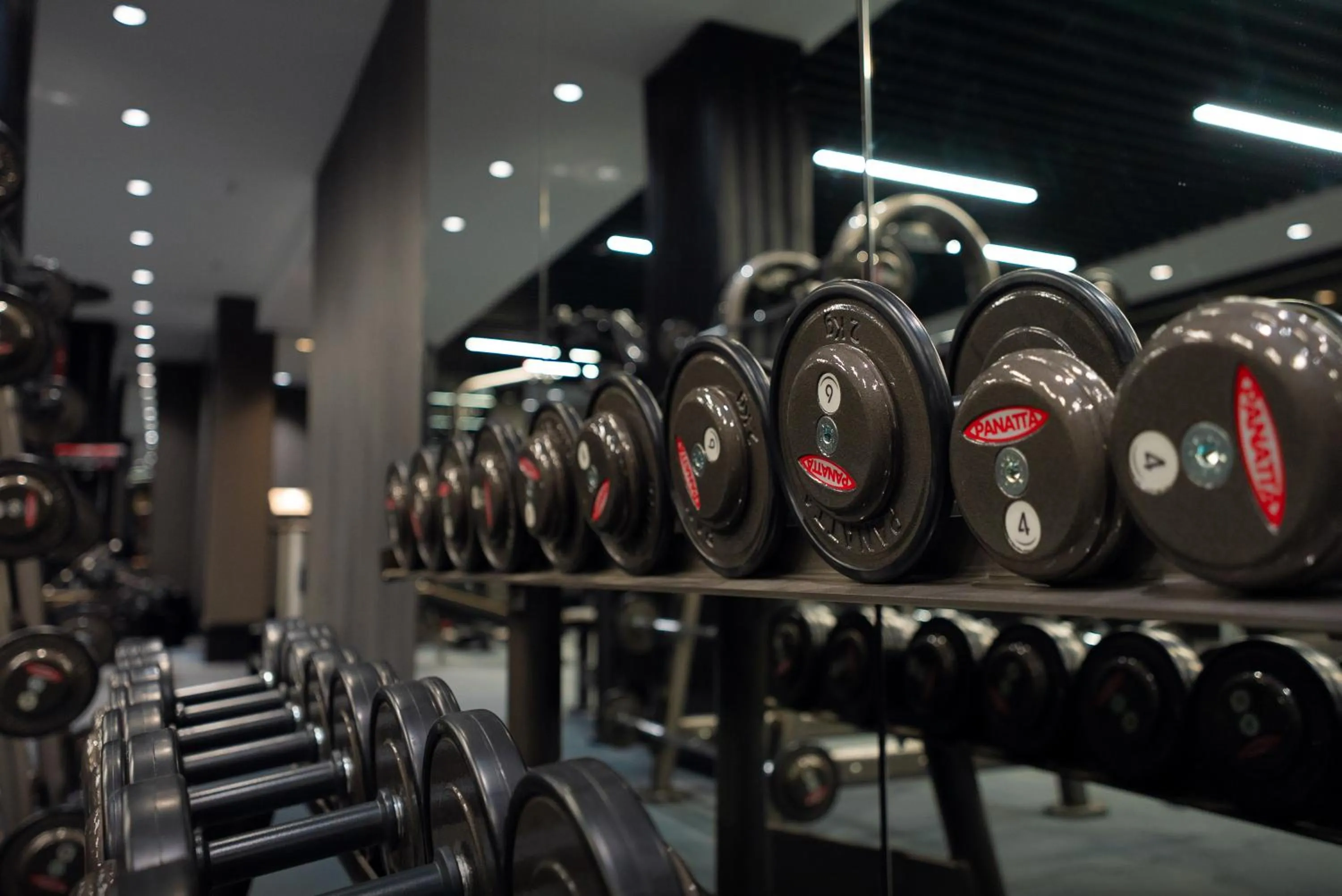 Fitness centre/facilities in The V Hotel