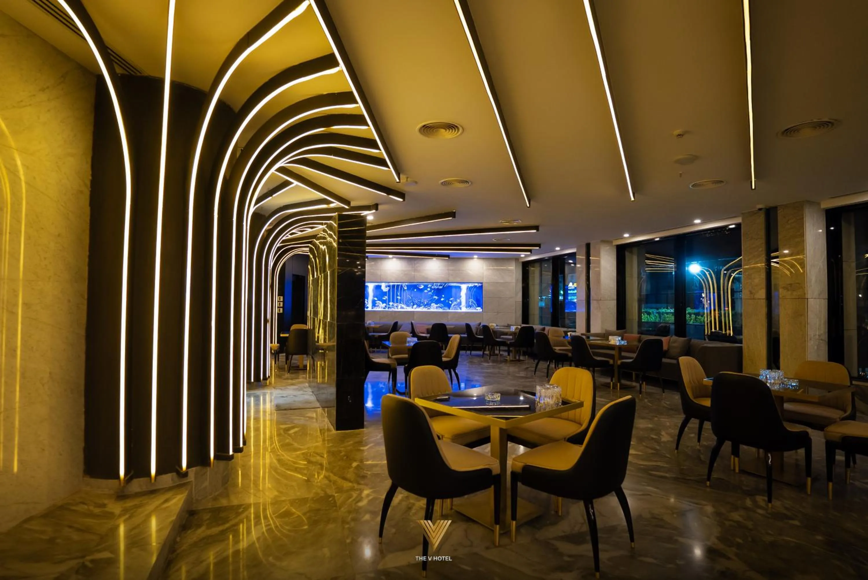 Restaurant/places to eat in The V Hotel