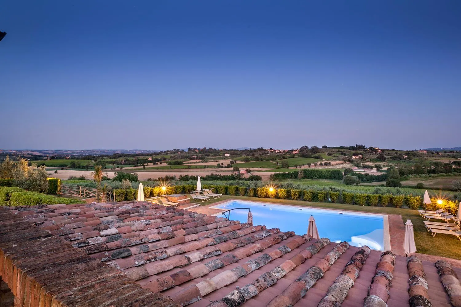 Patio in Agriturismo Sanguineto