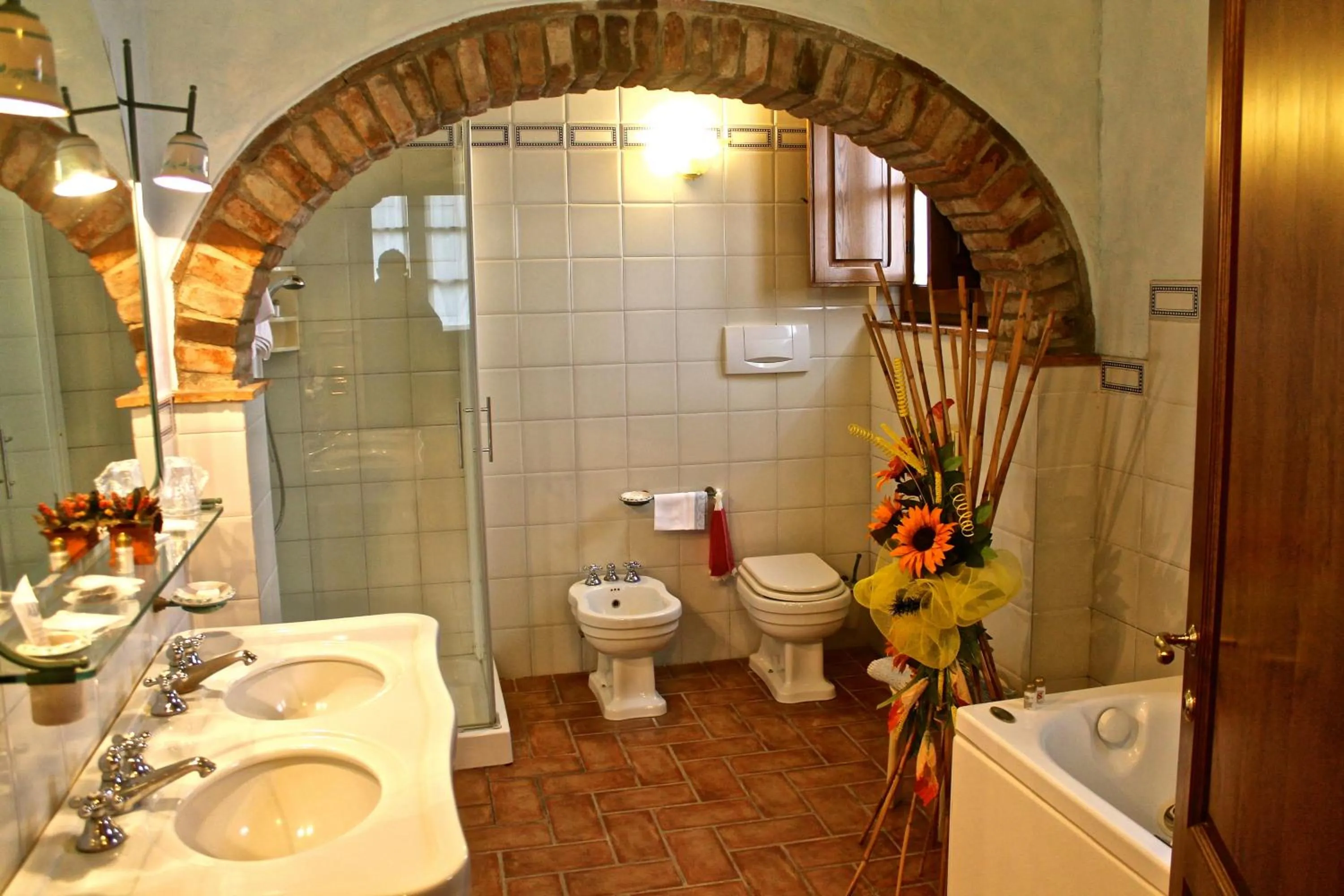Bathroom in Agriturismo Sanguineto