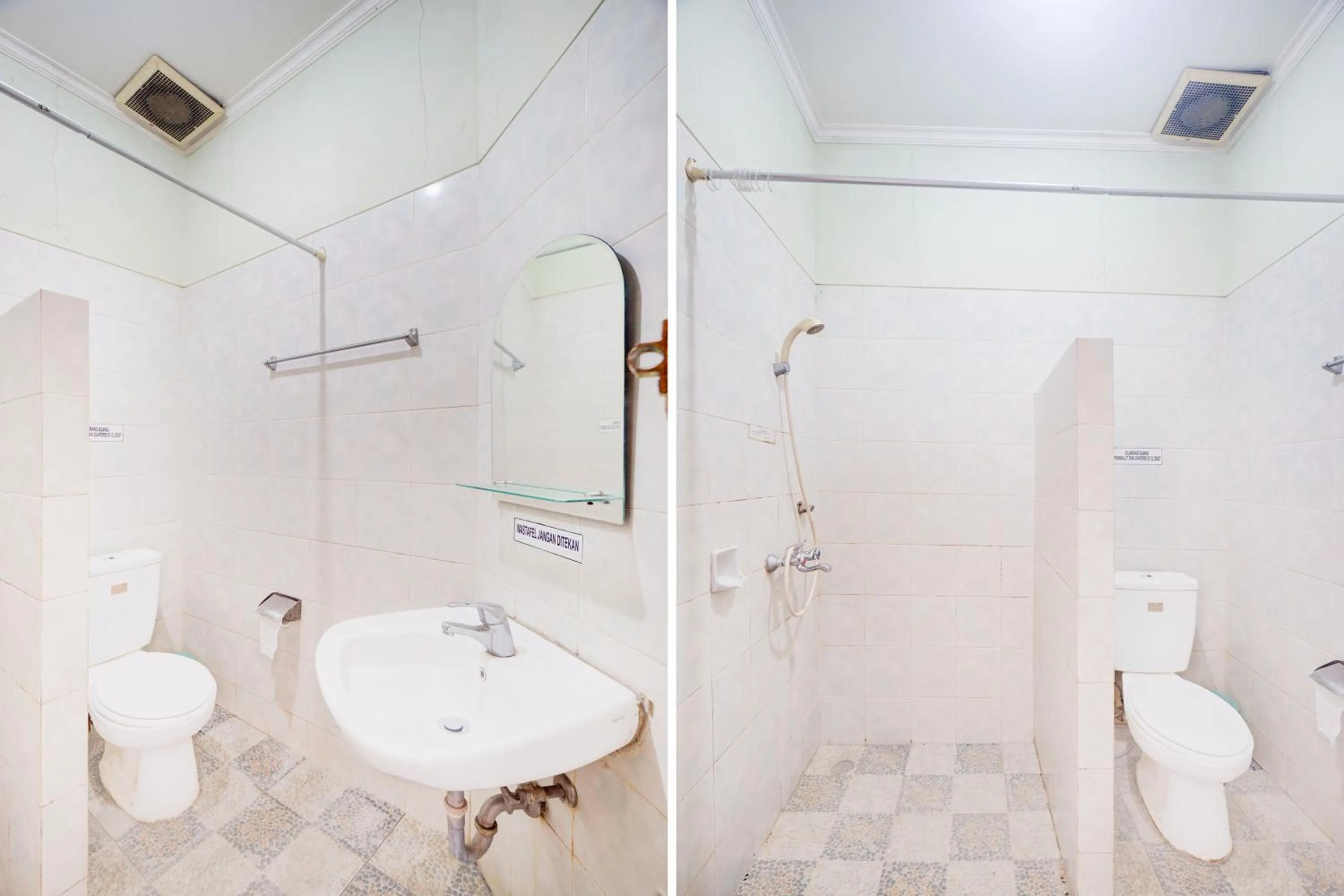 Bathroom in Dancenter Bogor near Taman Safari formerly Hotel Rudian 1