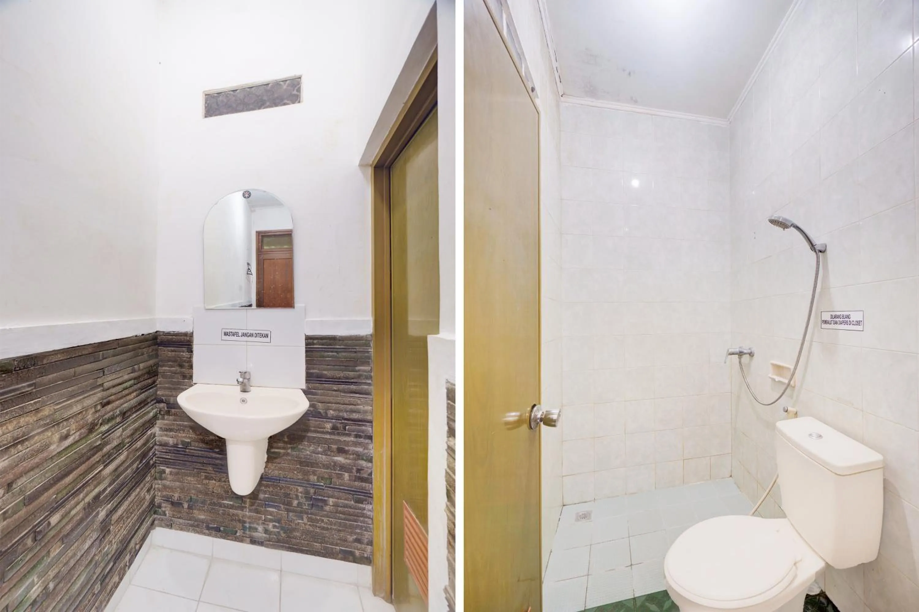 Bathroom in Dancenter Bogor near Taman Safari formerly Hotel Rudian 1