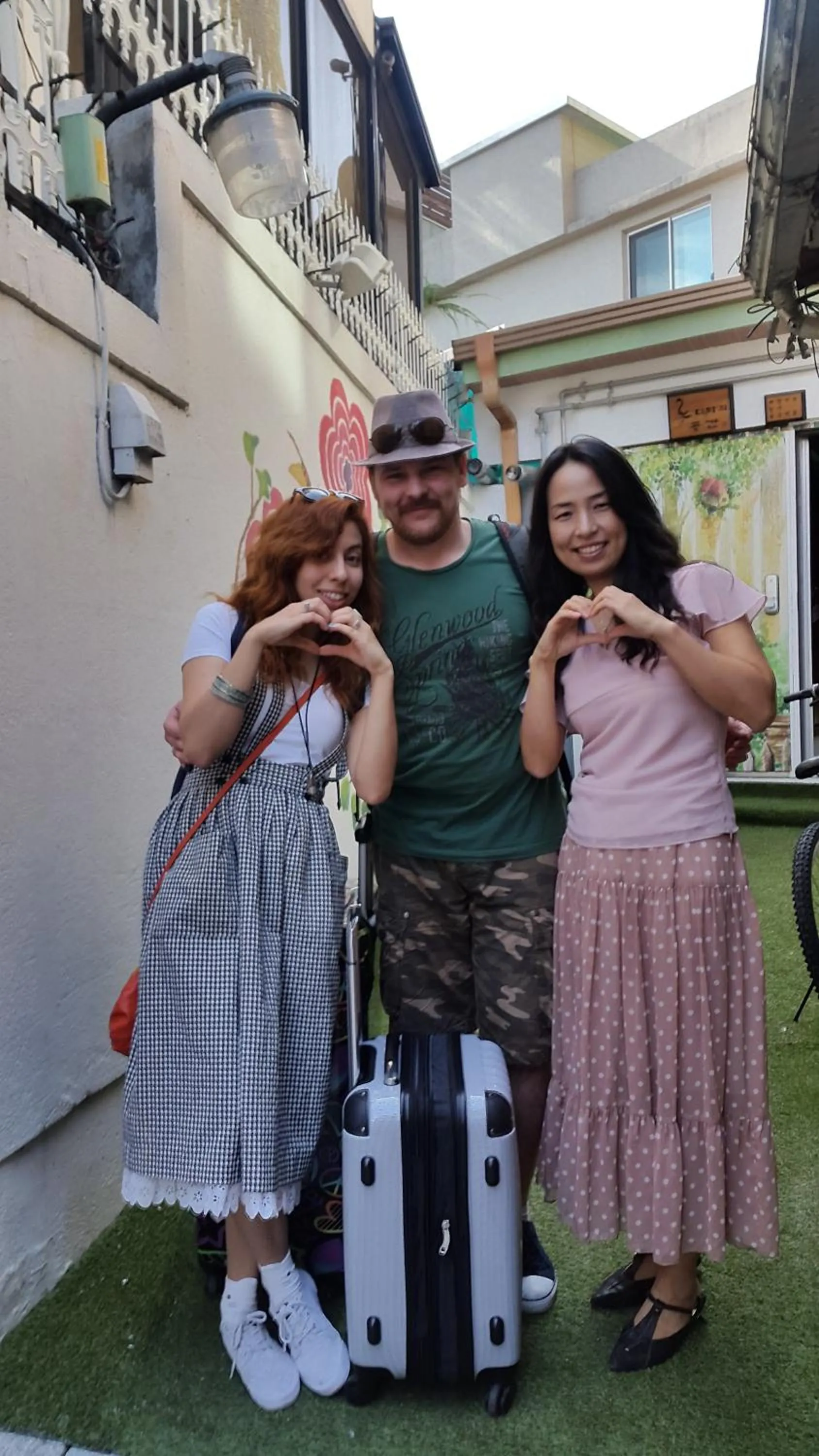 group of guests in Lydia Craft Guesthouse