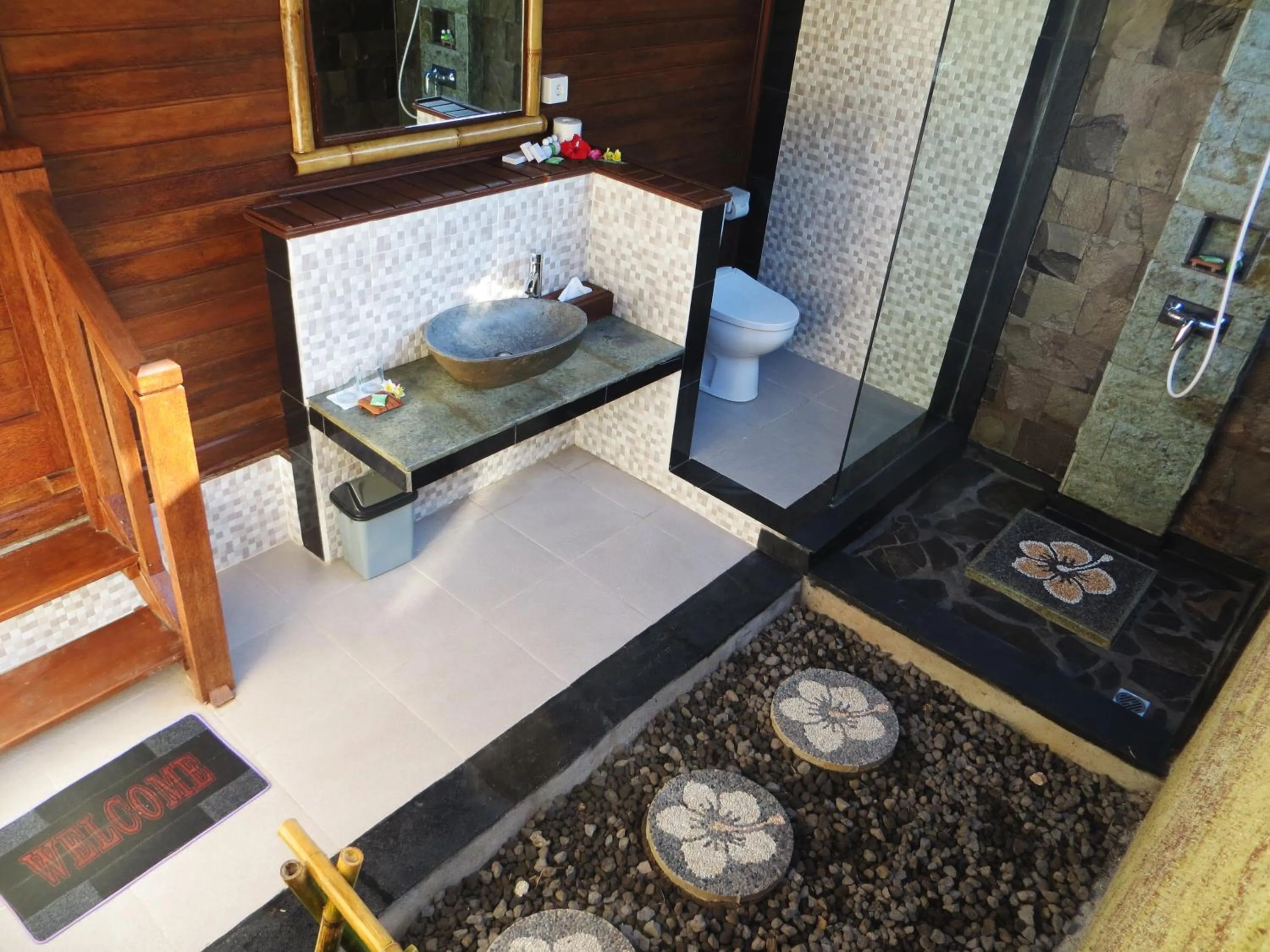 Bathroom in The Jingga Villas