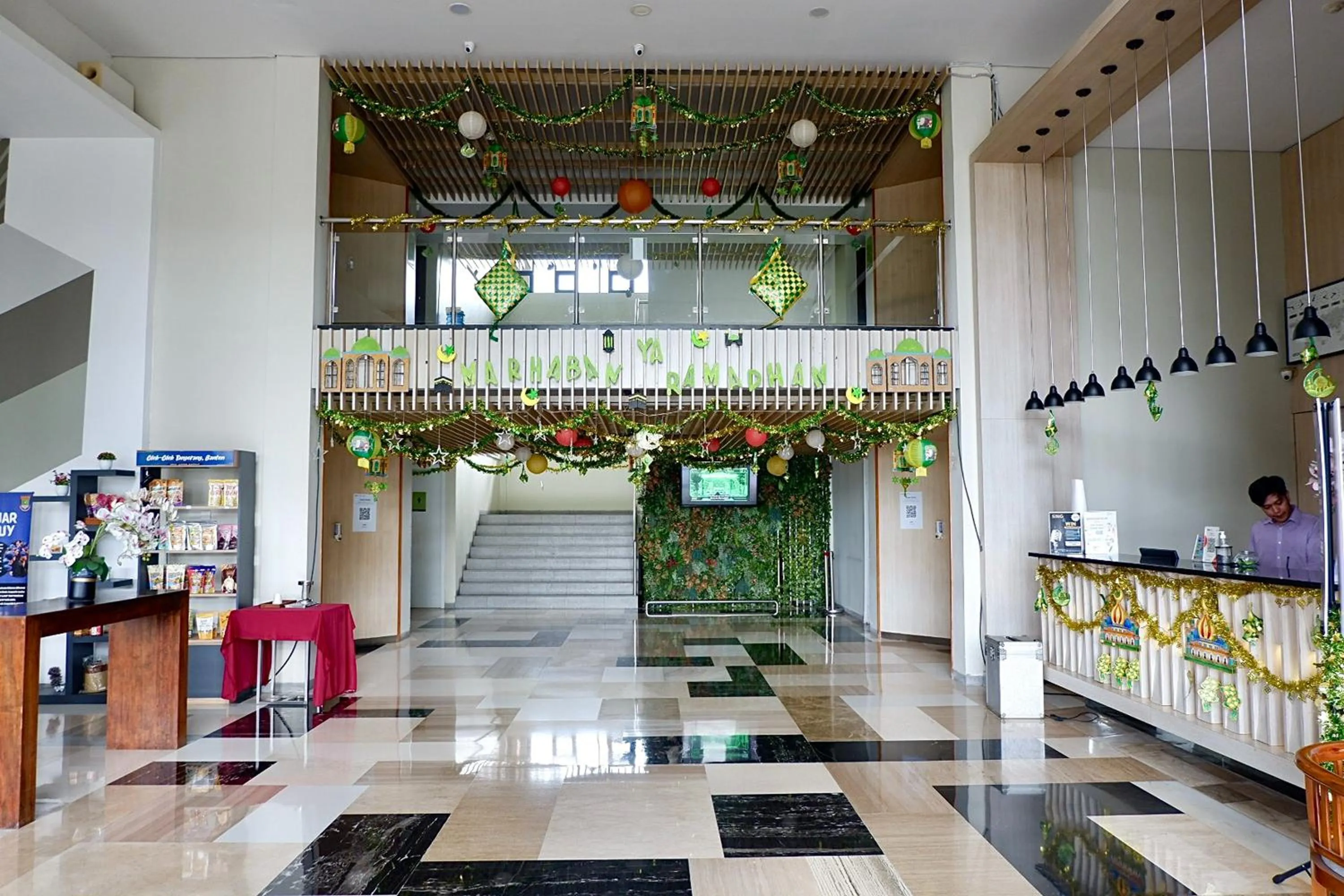 Lobby or reception in Lemo Hotel Serpong