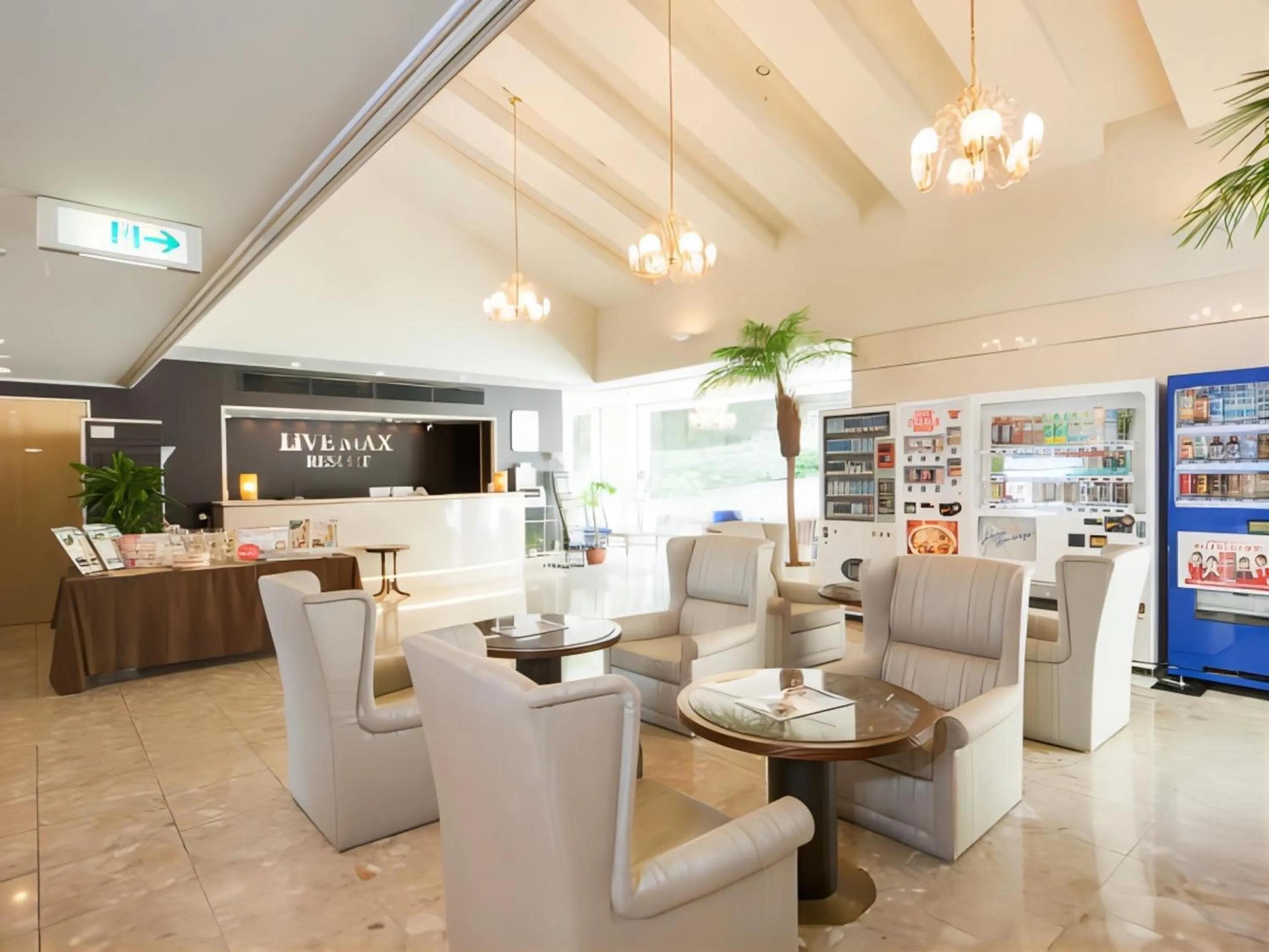 Lobby or reception in LiVEMAX RESORT Setouchi Sea Front