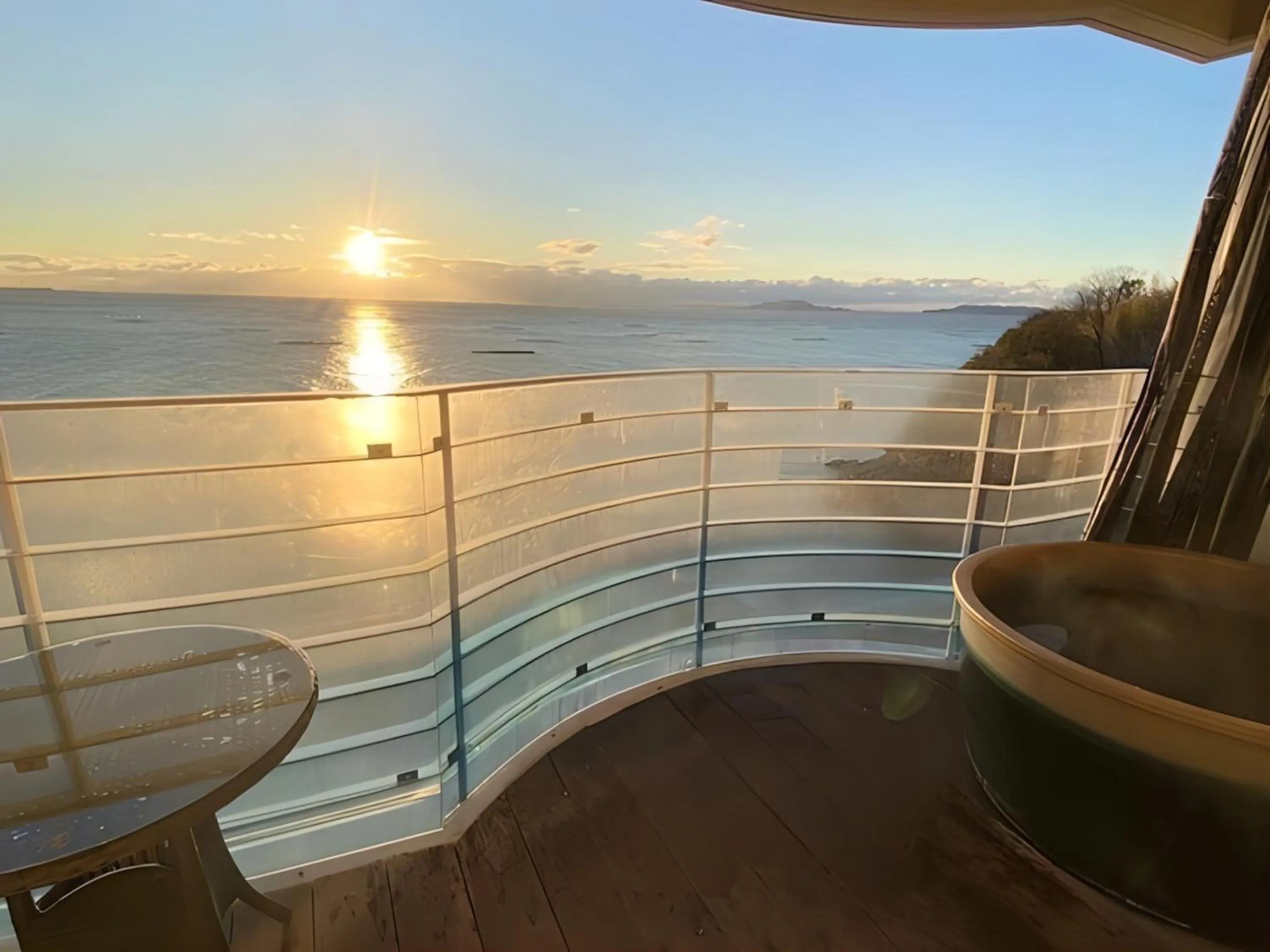 Sunset in LiVEMAX RESORT Setouchi Sea Front