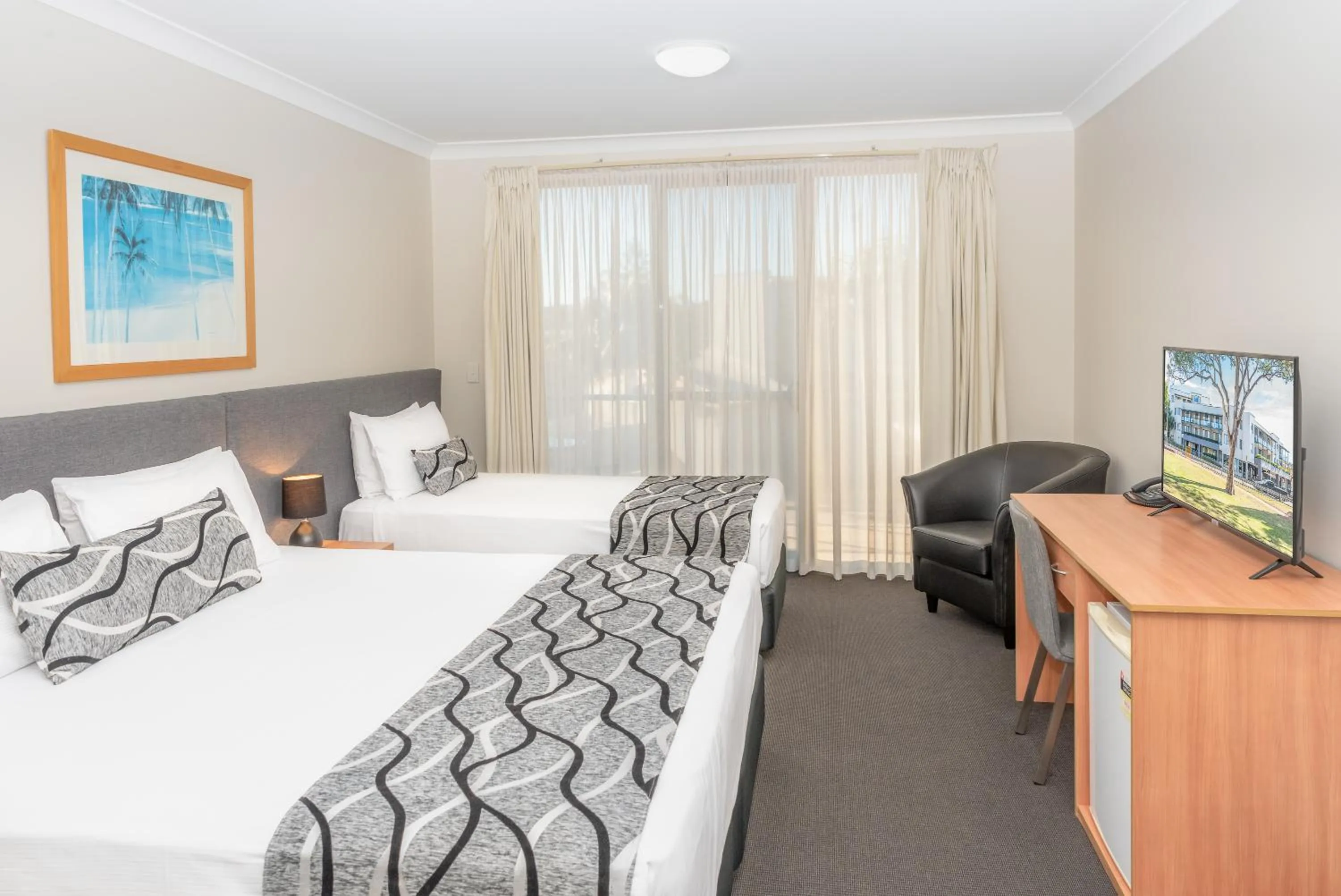 Bed in The Brighton Apartments