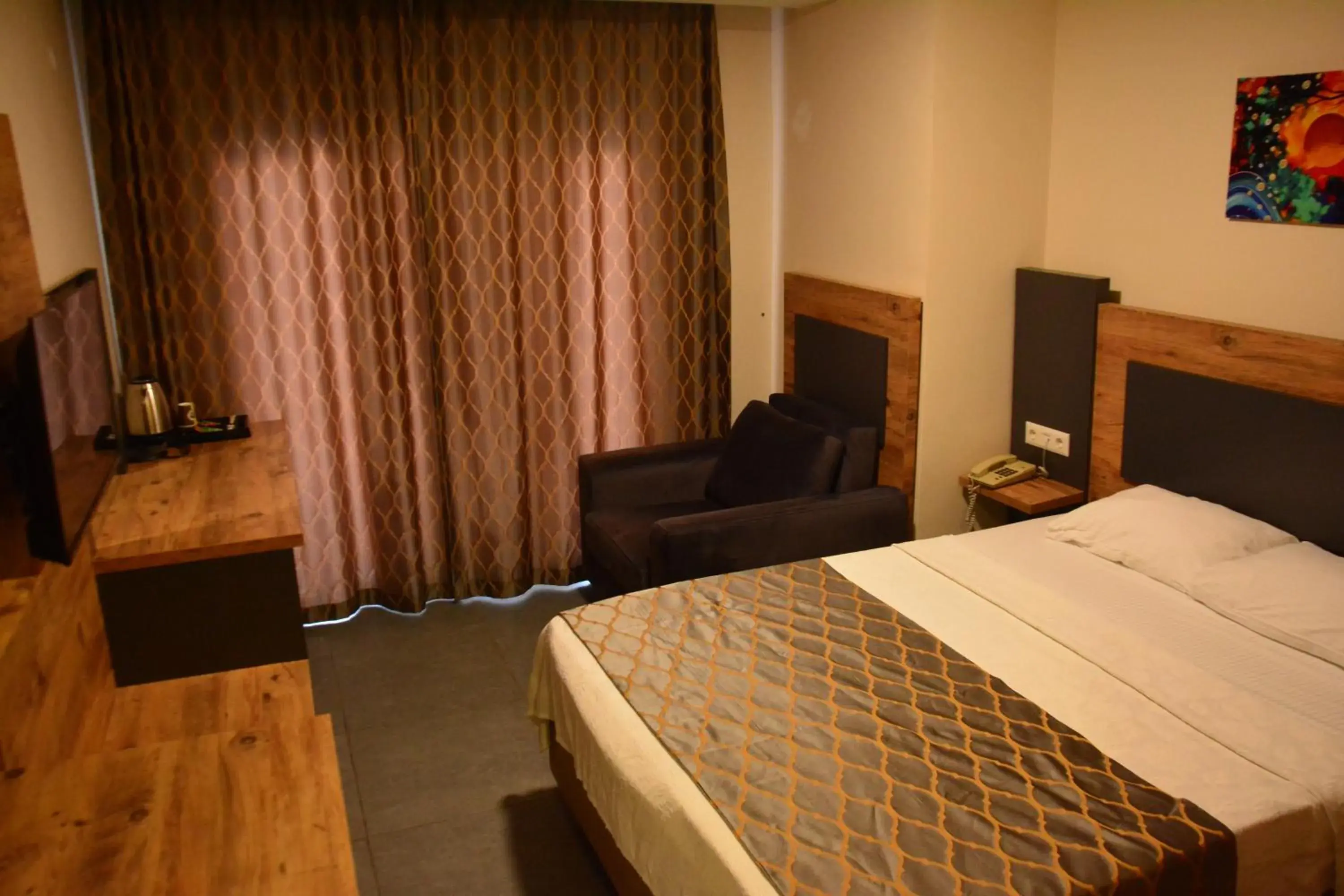 Seating area, Bed in Club Efes Otel Seating area, Bed in Club Efes Otel