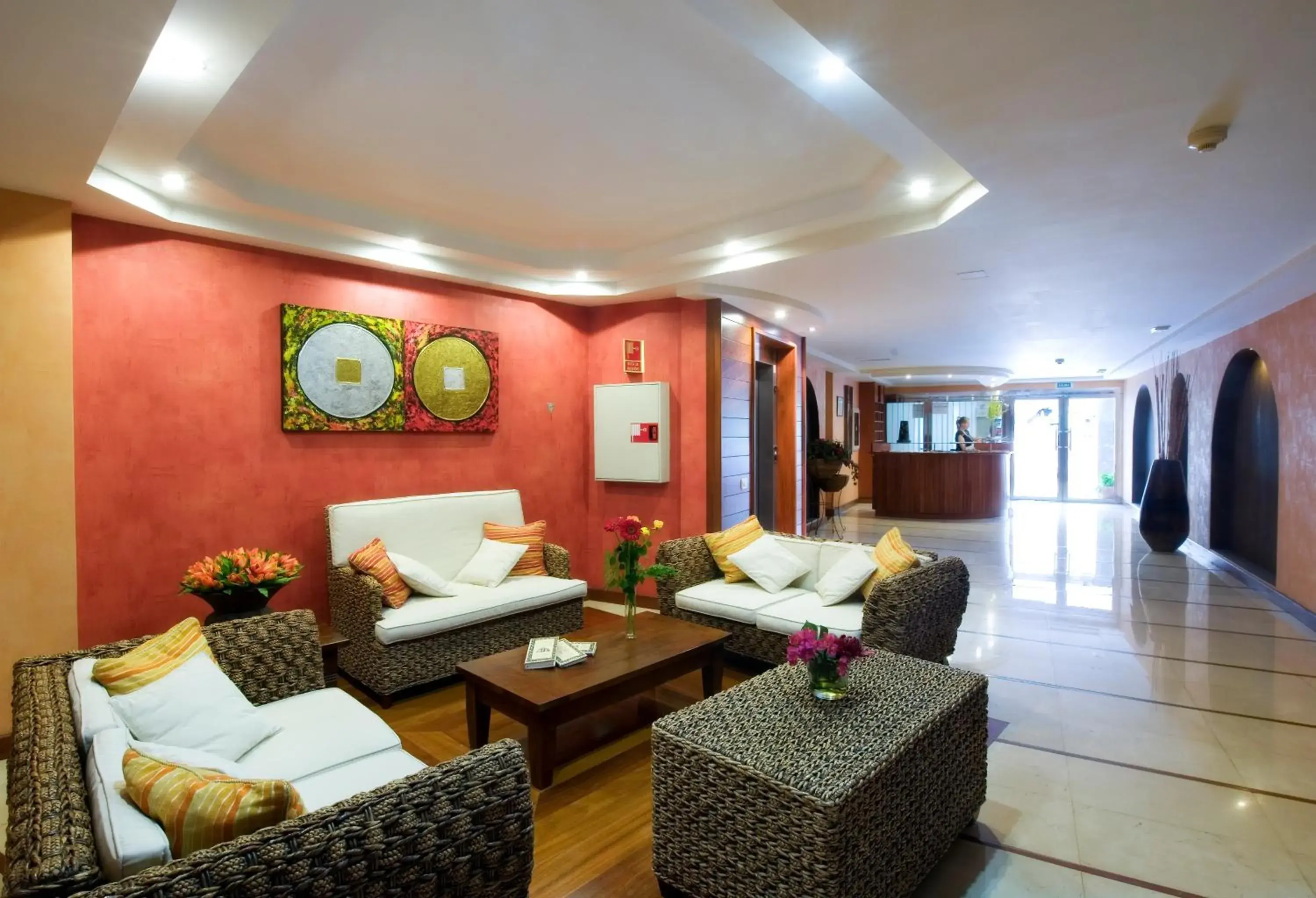 Lobby or reception in Aparthotel El Galeón Lobby or reception in Aparthotel El Galeón