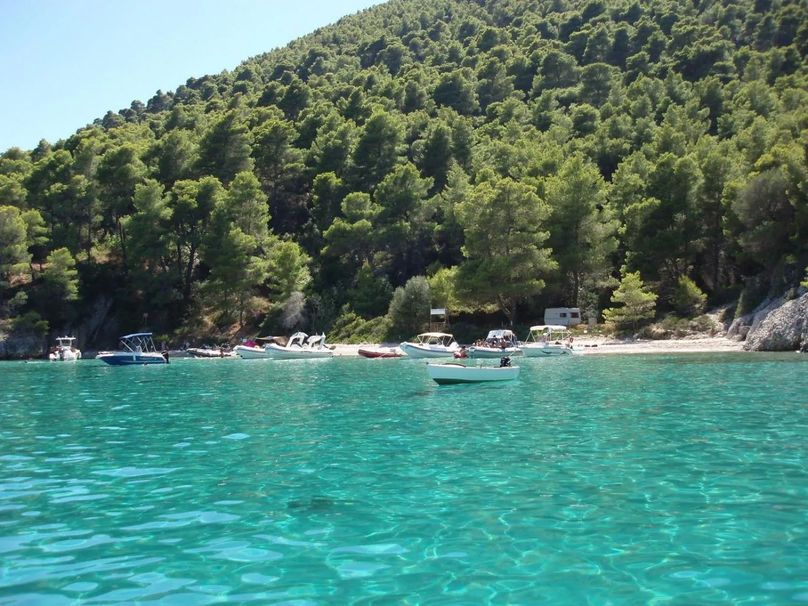 Beach in Anemos Villas
