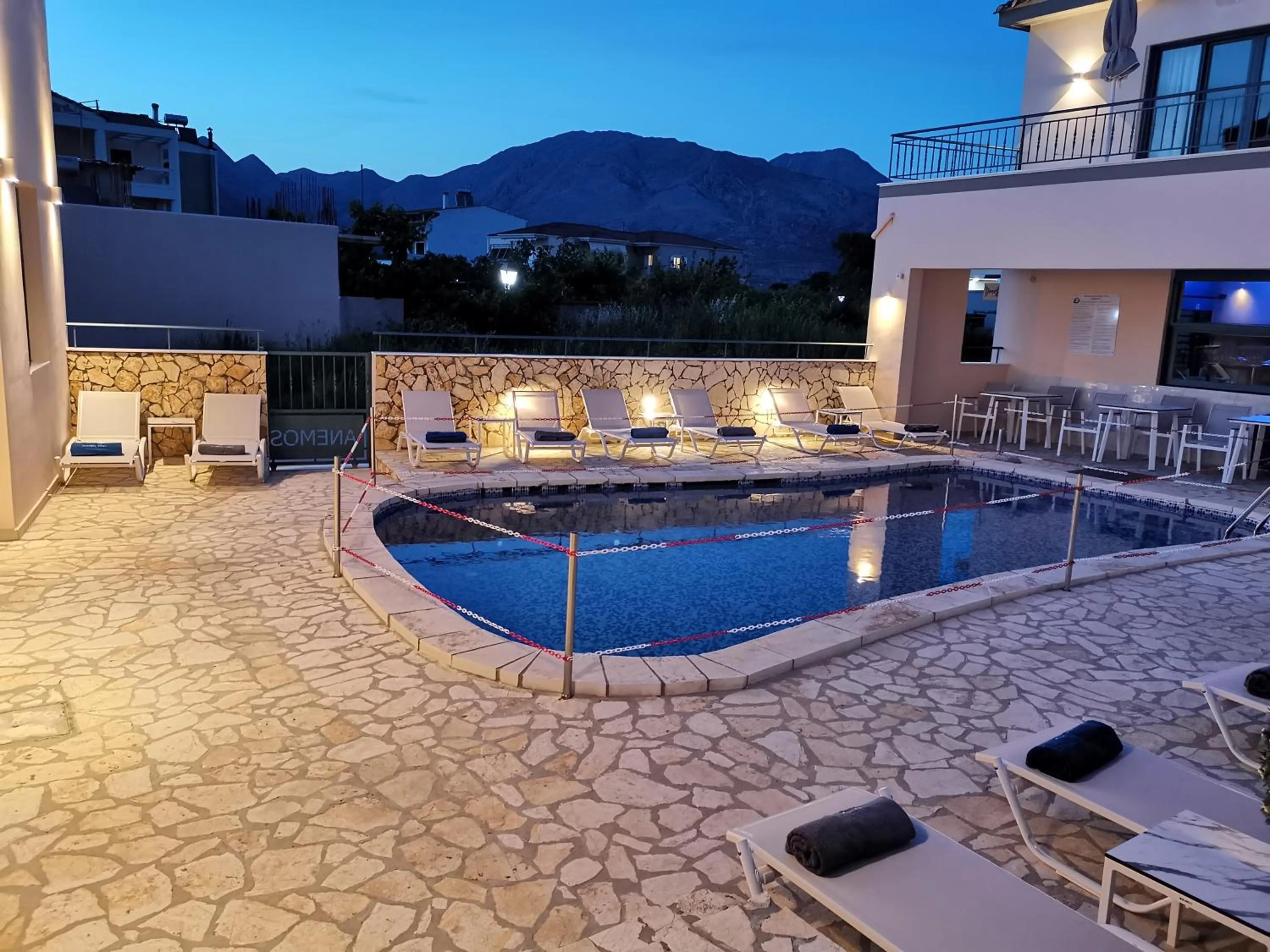 Swimming pool in Anemos Villas