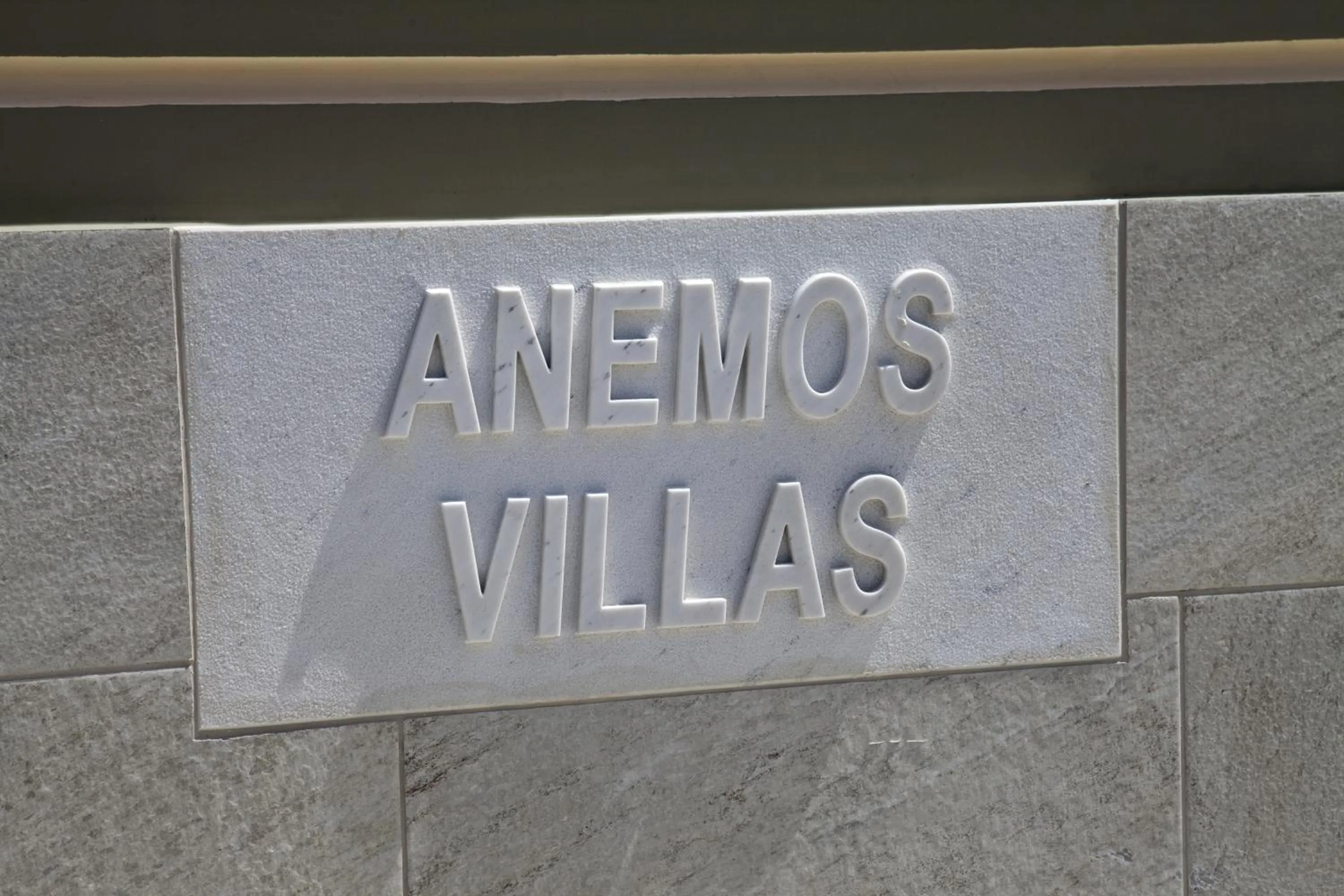 Facade/entrance in Anemos Villas