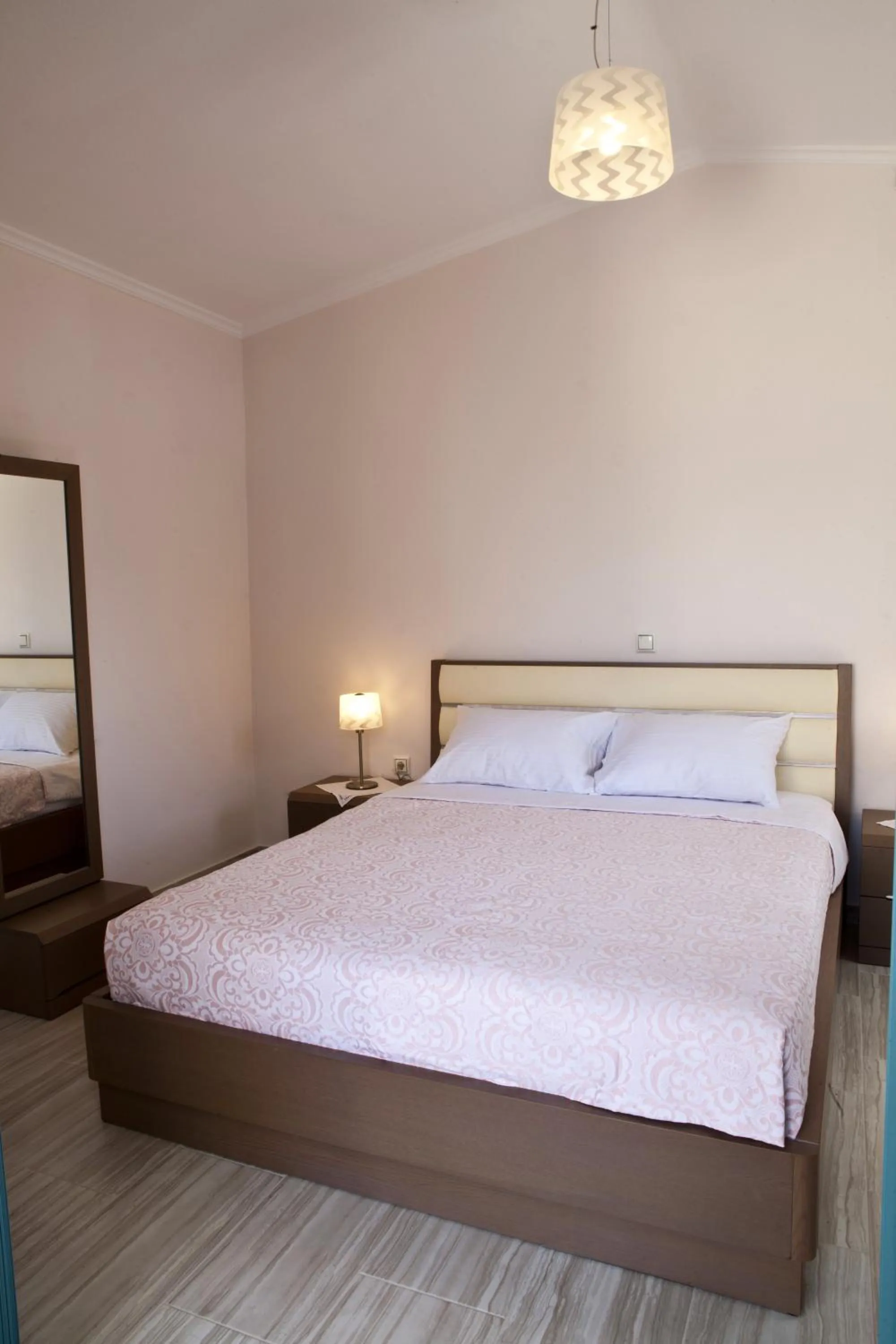 Bed in Anemos Villas