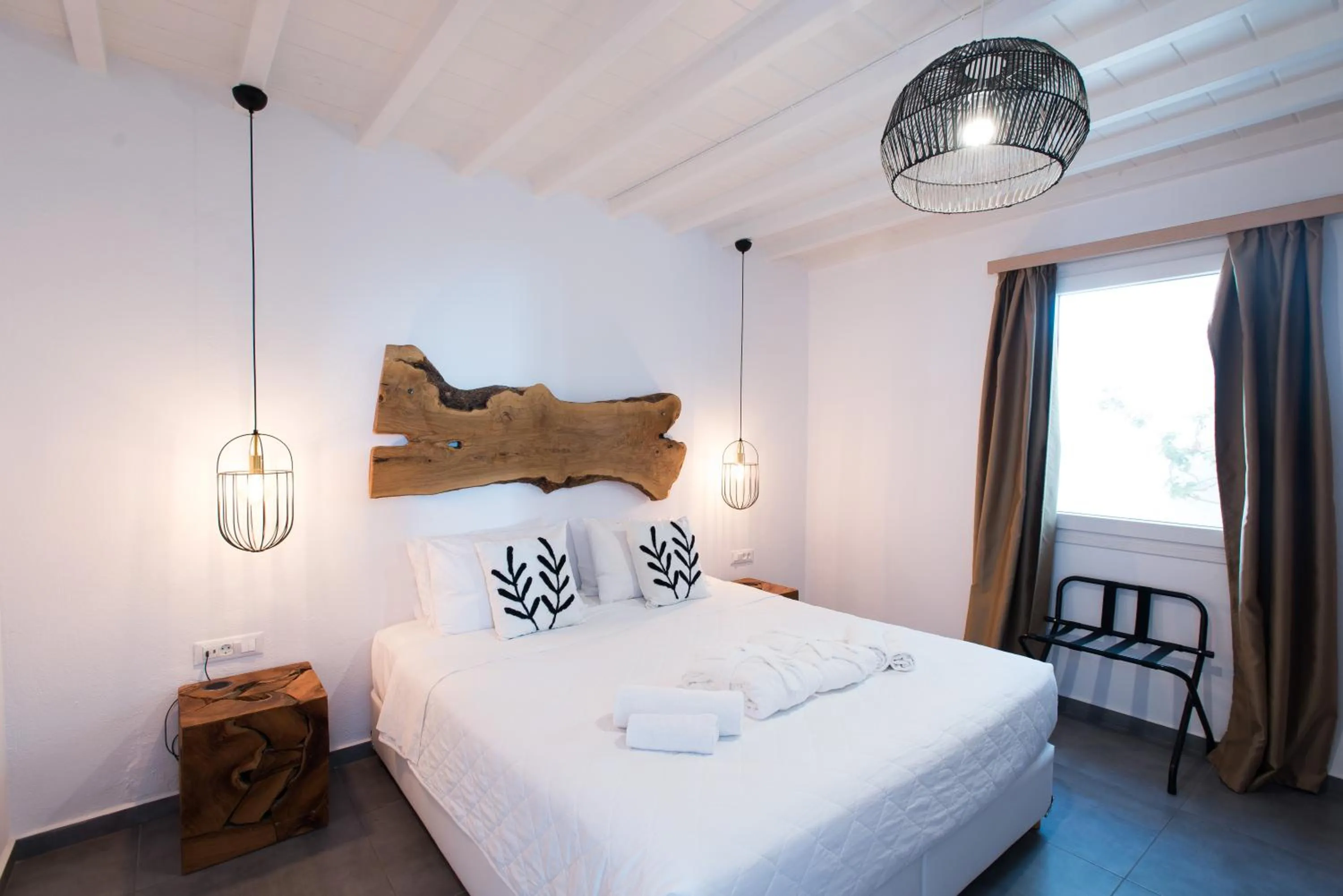 Bed in Bellou Suites