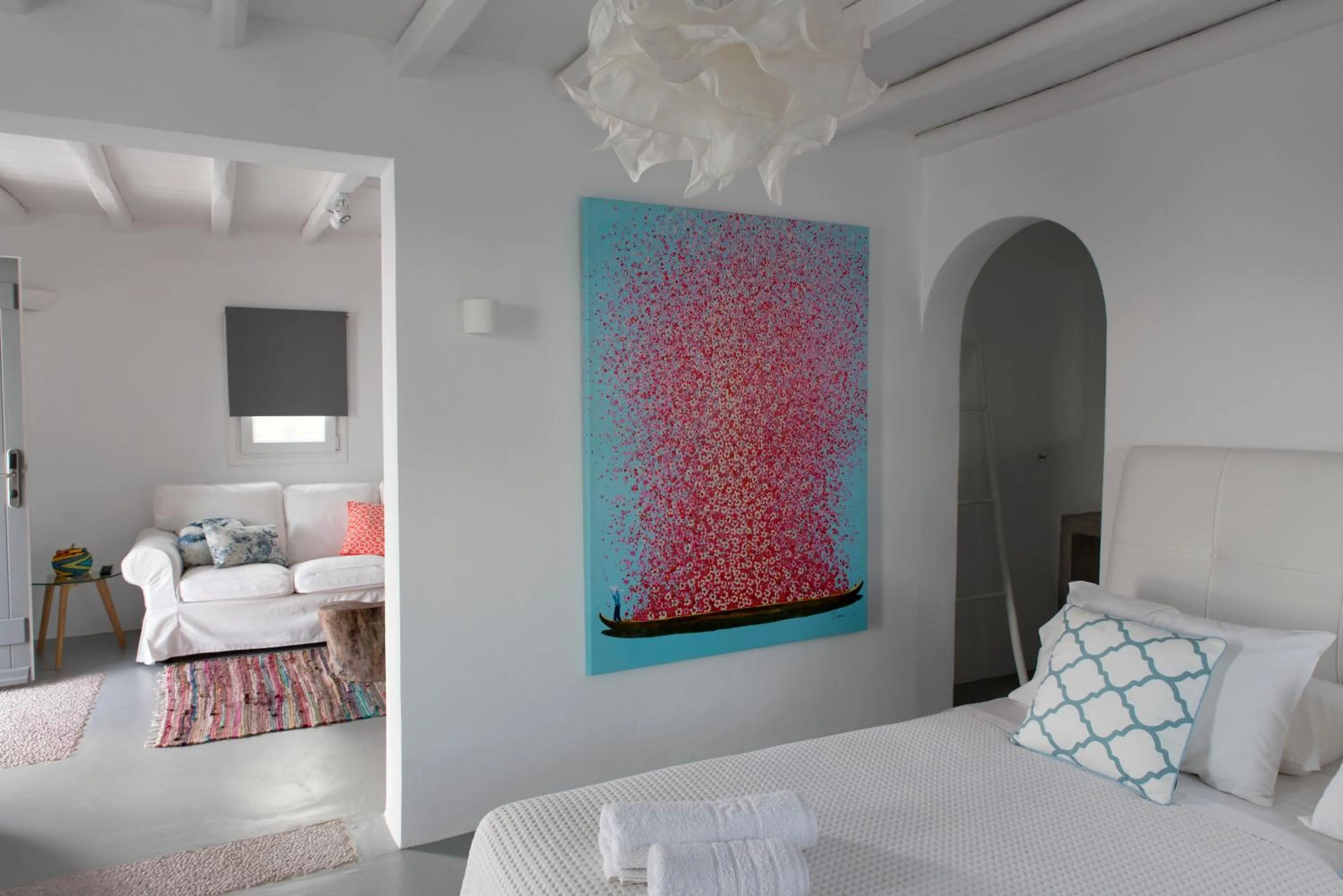 Photo of the whole room, Bed in Bellou Suites