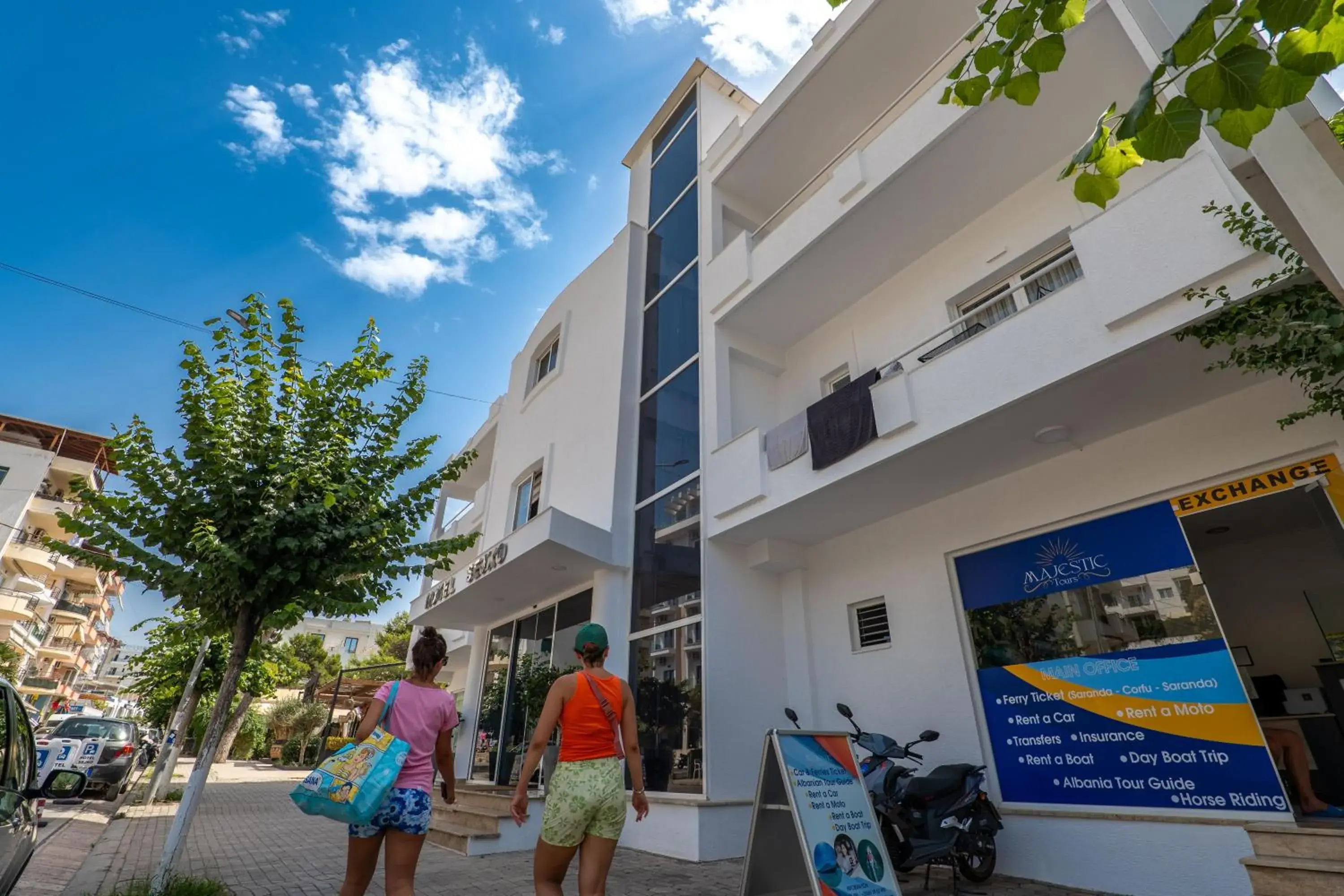 Property building in Hotel Sejko Property building in Hotel Sejko