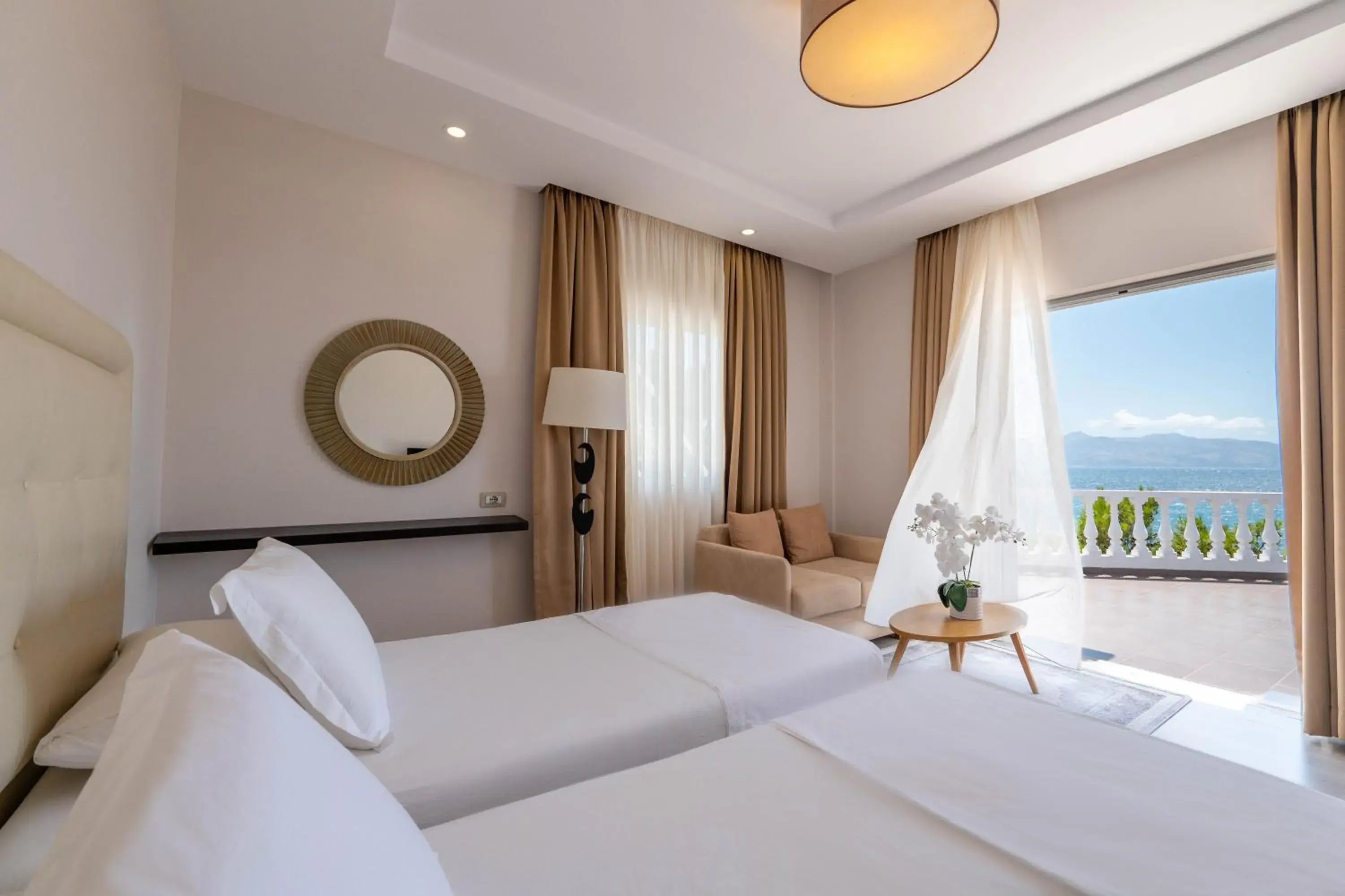 Bed in Hotel Sejko Bed in Hotel Sejko