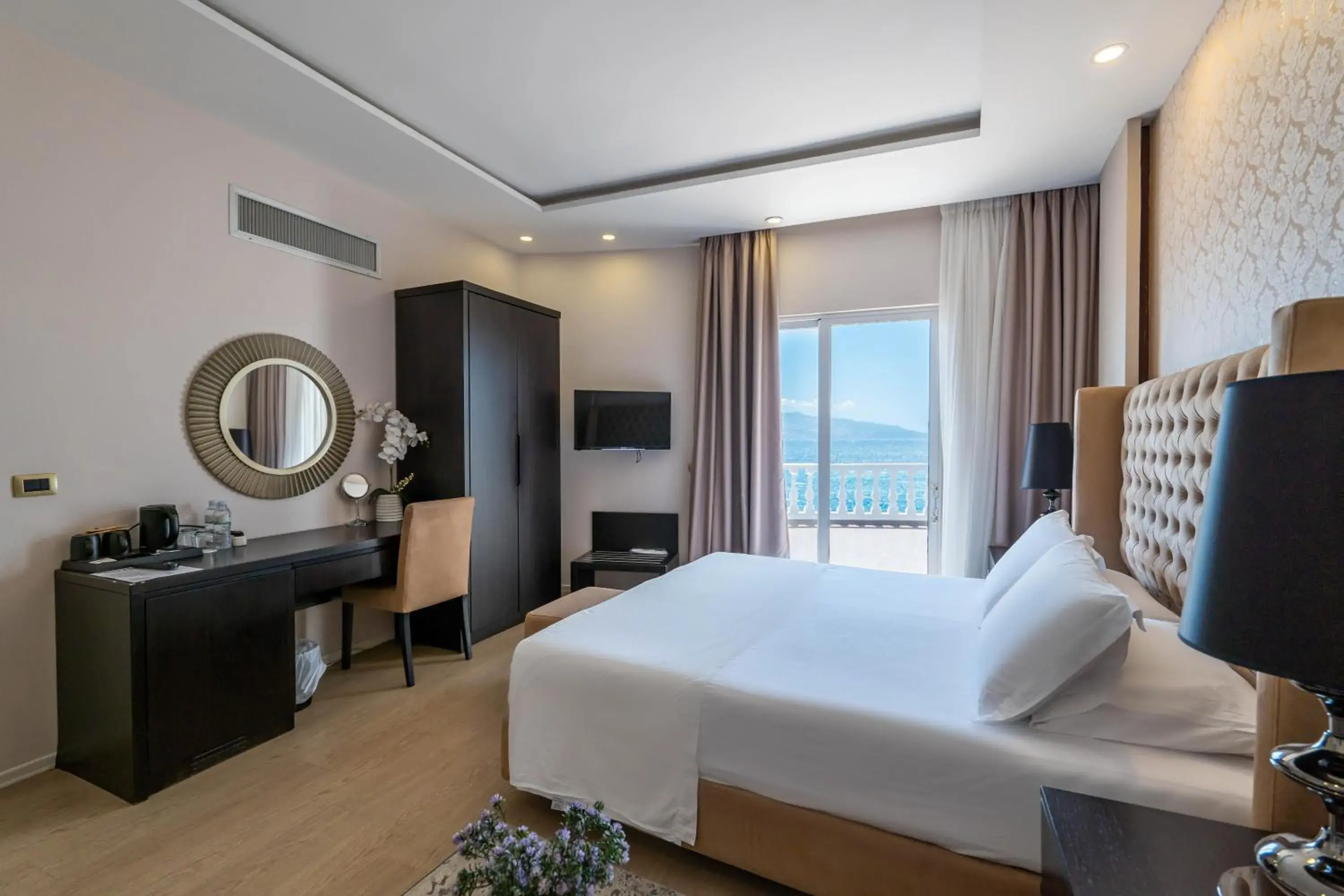 Bed in Hotel Sejko Bed in Hotel Sejko