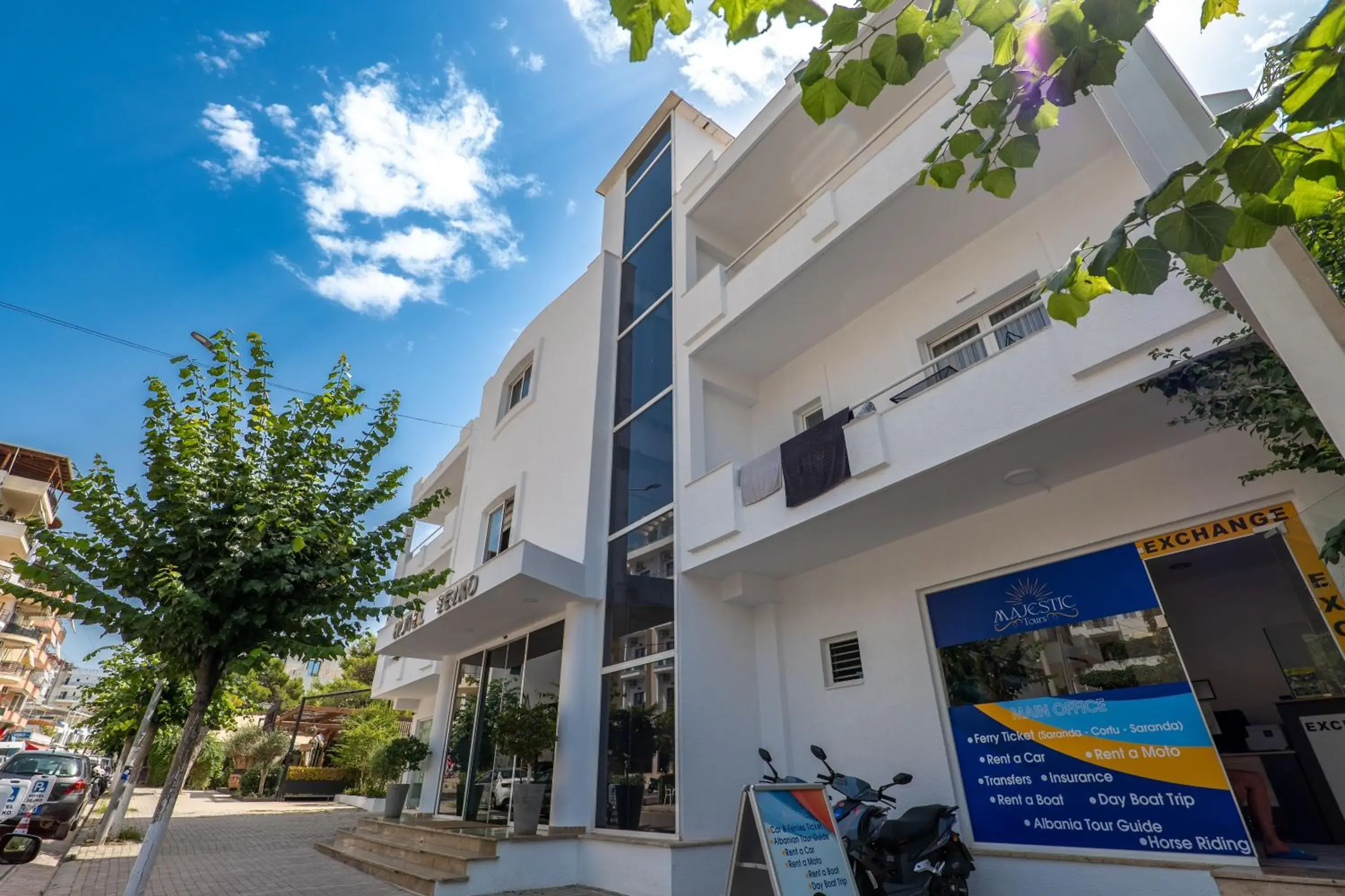 Property building in Hotel Sejko Property building in Hotel Sejko