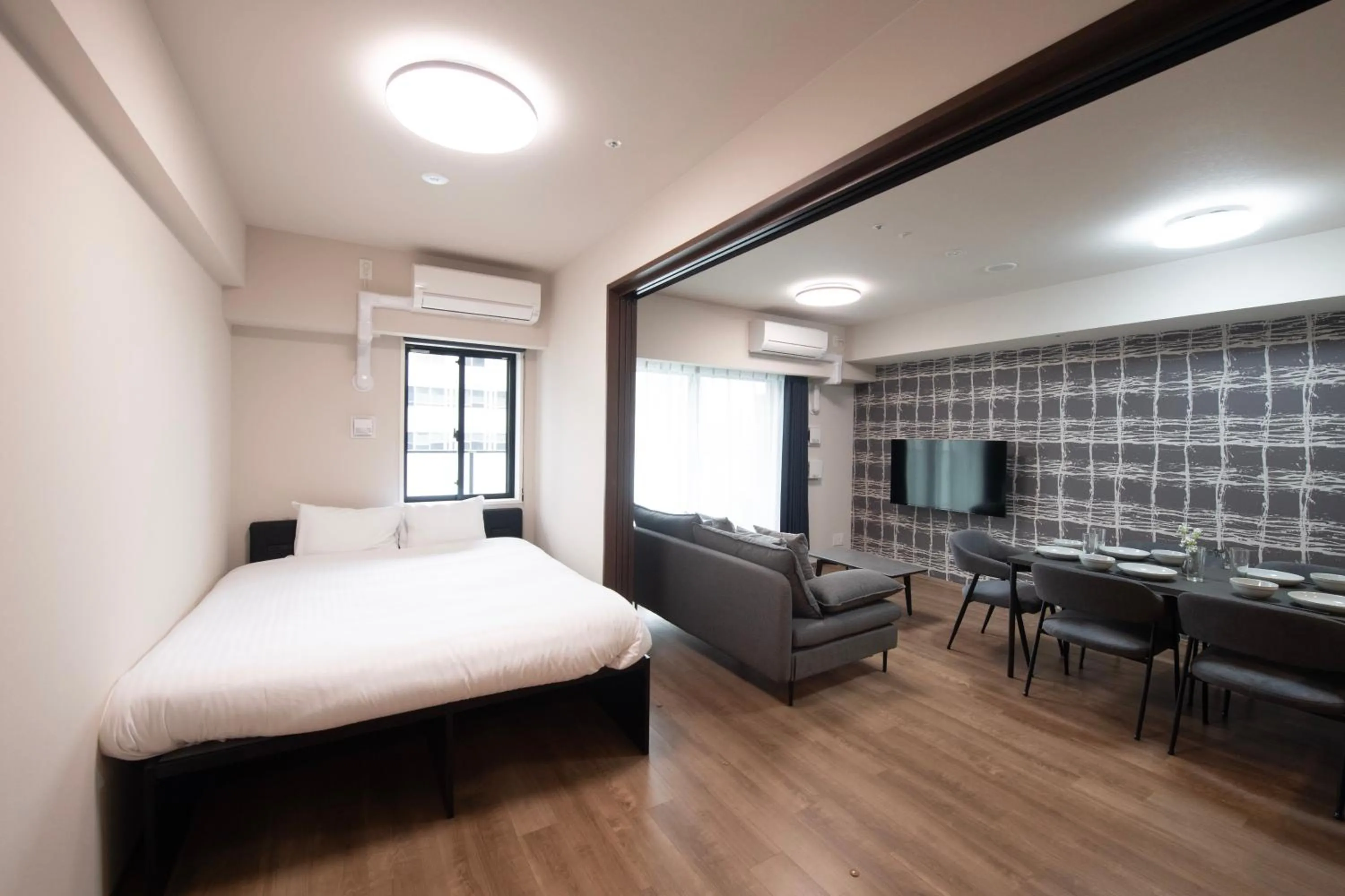 Bed in THE RISE Osaka Universal Bayside