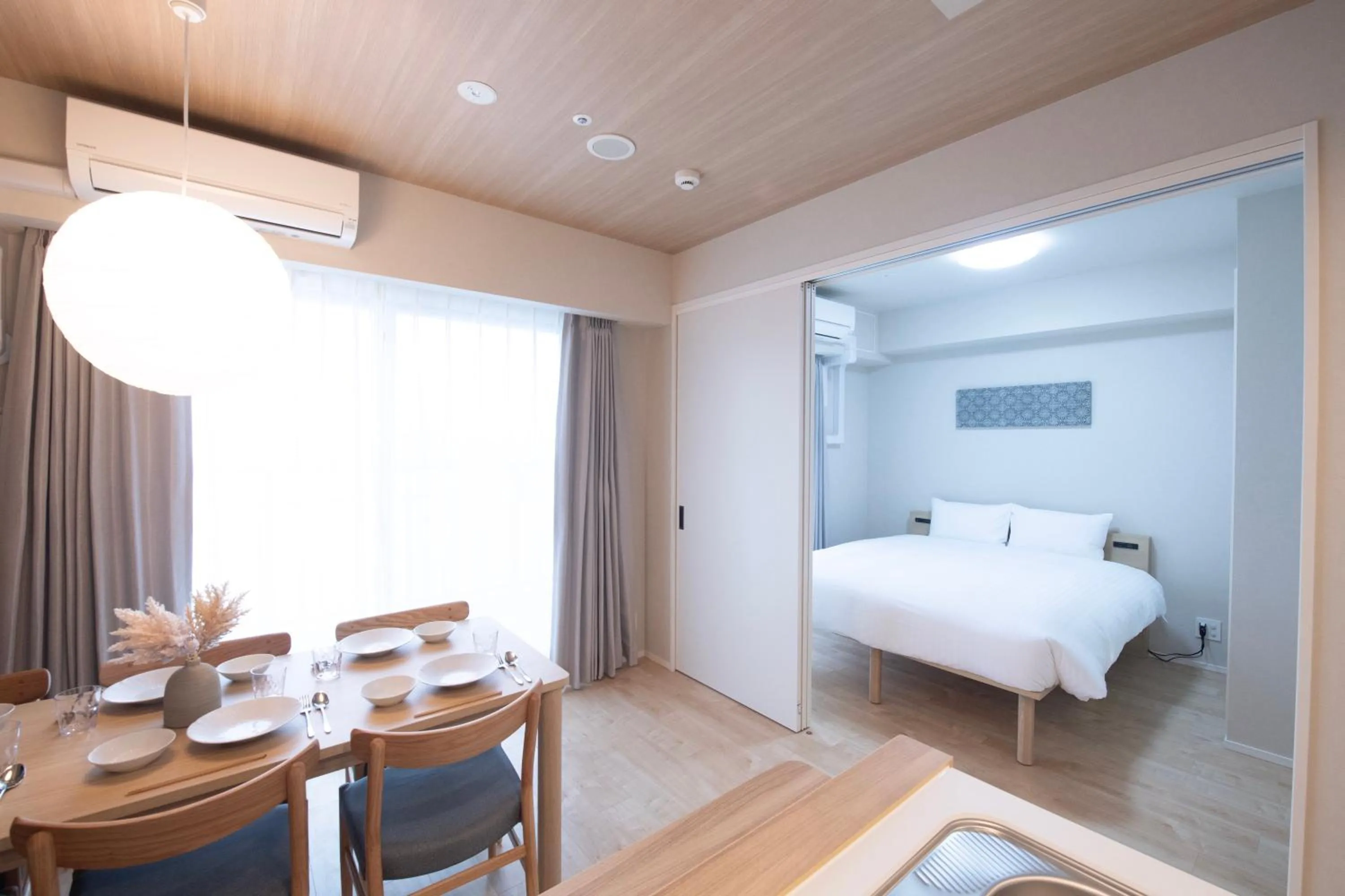 Bed in THE RISE Osaka Universal Bayside