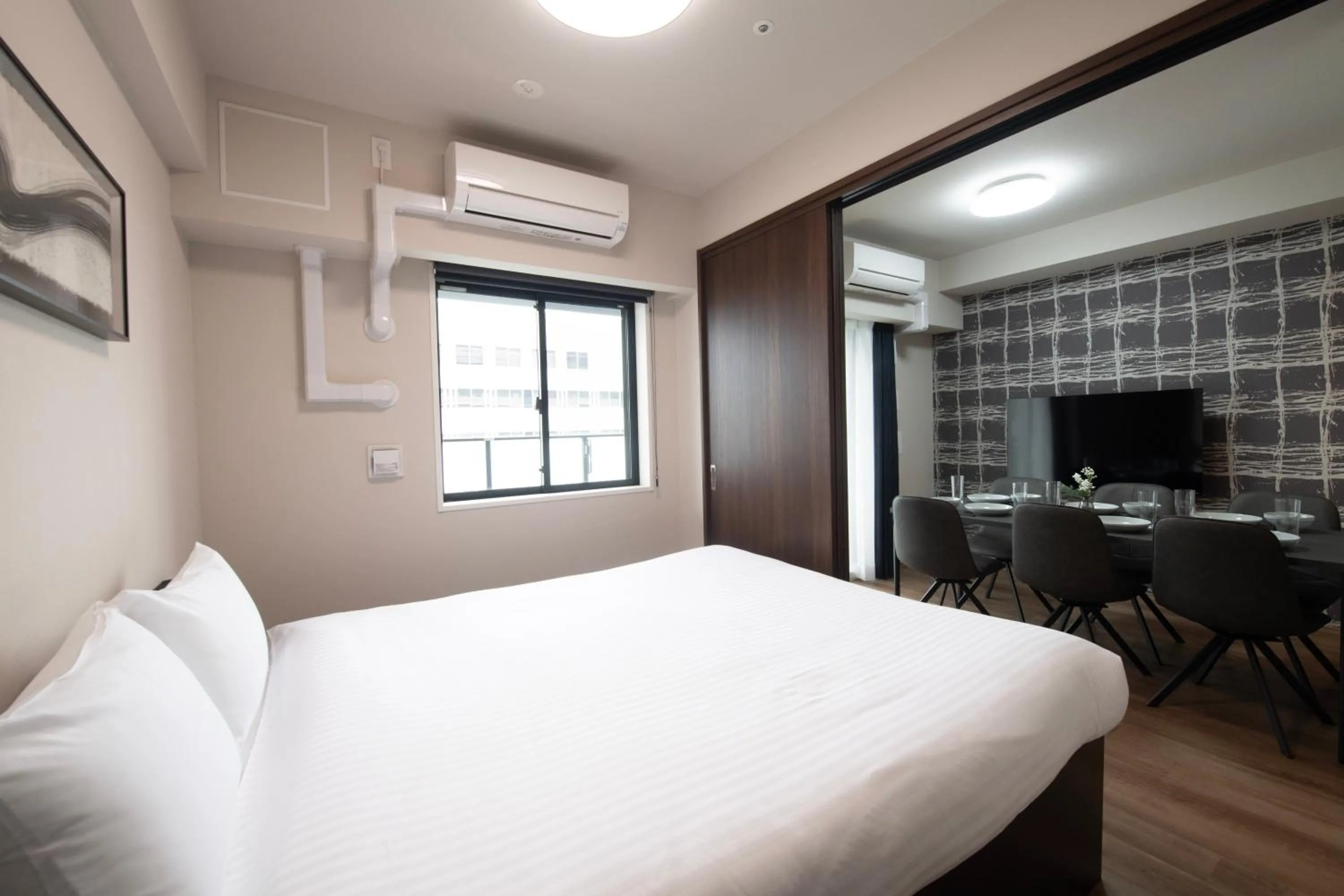 Bed in THE RISE Osaka Universal Bayside
