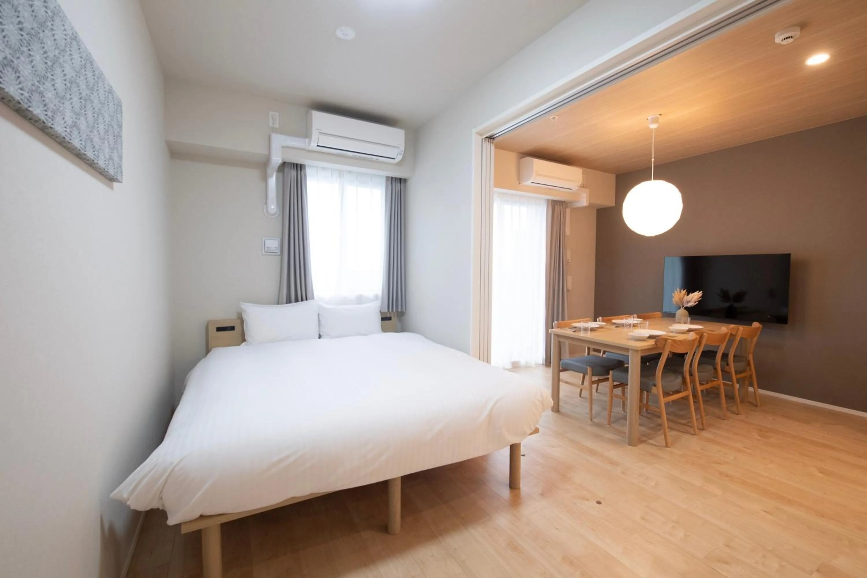 Bed in THE RISE Osaka Universal Bayside
