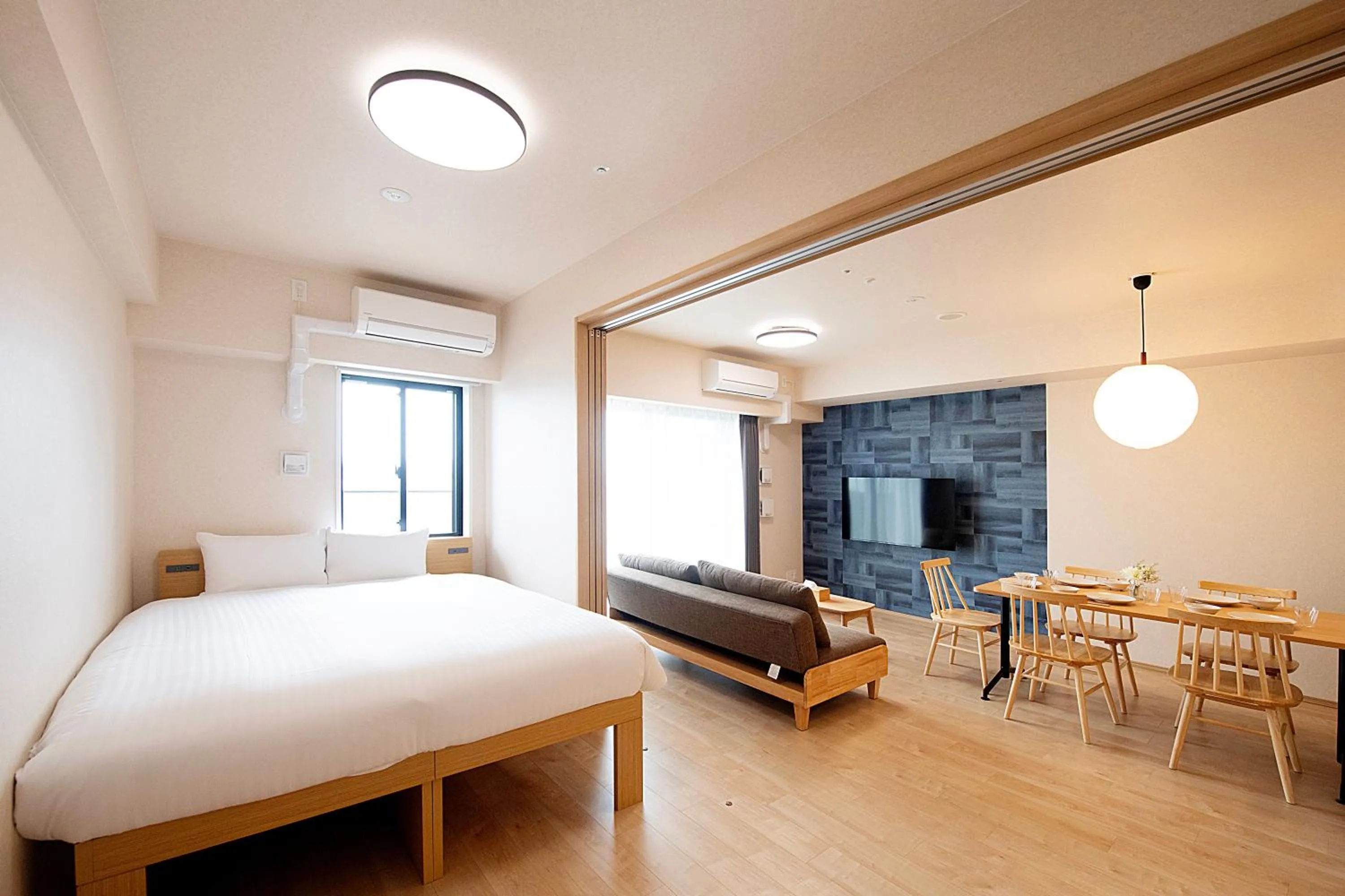 Bed in THE RISE Osaka Universal Bayside