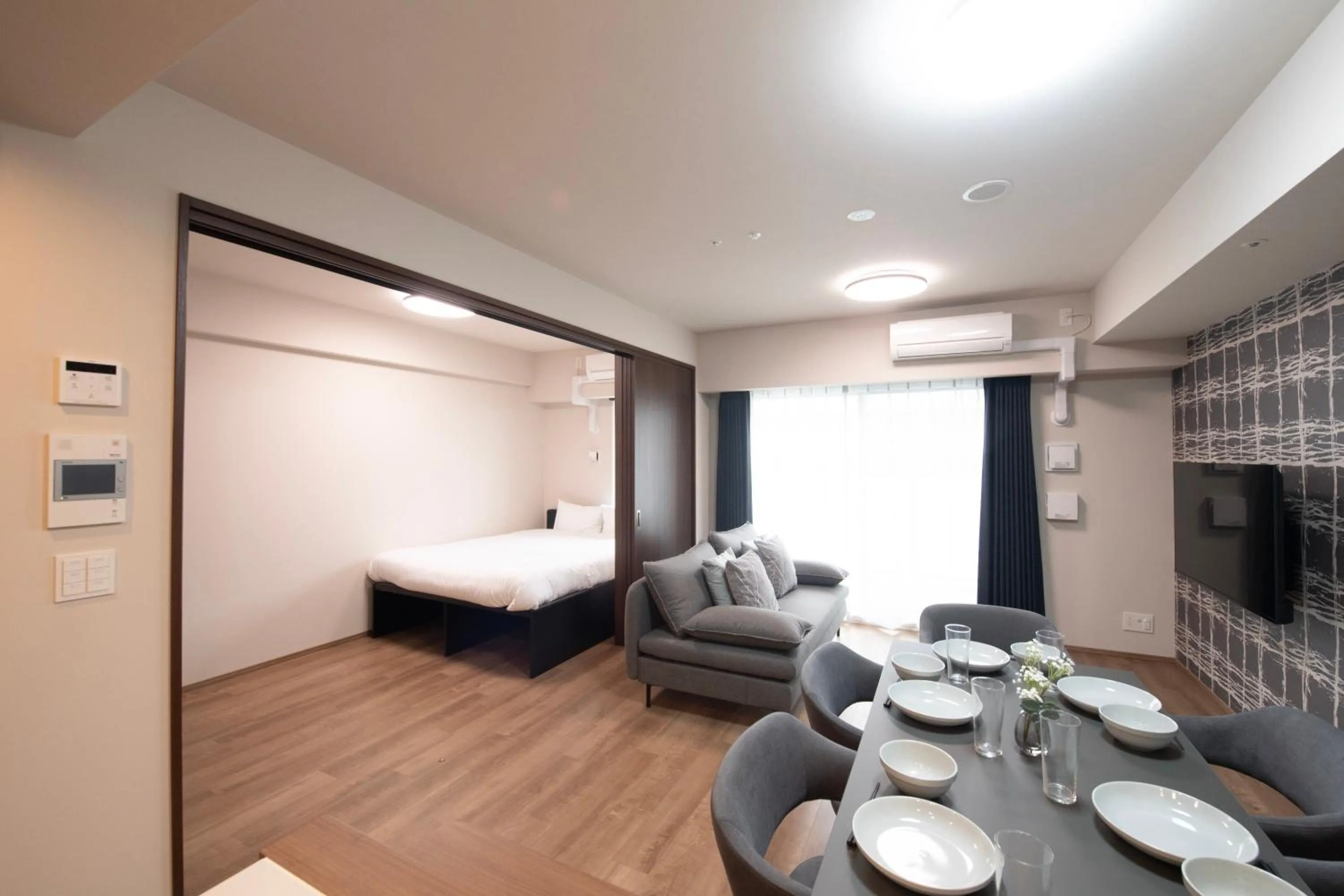 Bed in THE RISE Osaka Universal Bayside