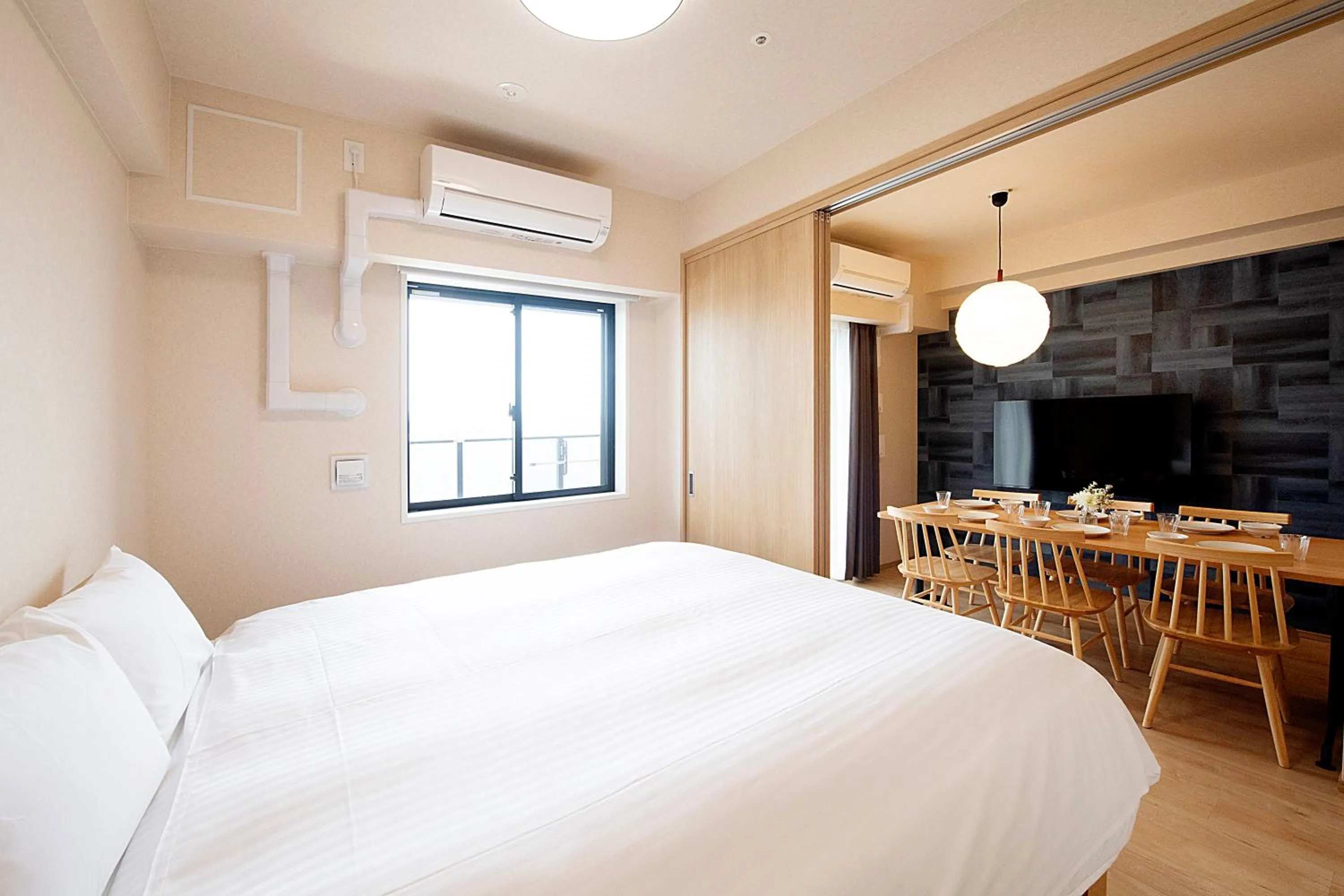 Bed in THE RISE Osaka Universal Bayside