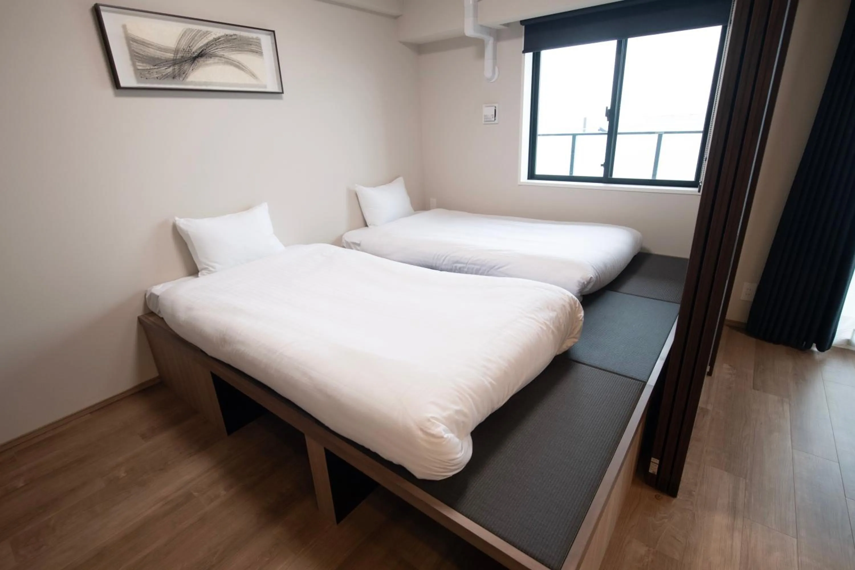 Bed in THE RISE Osaka Universal Bayside