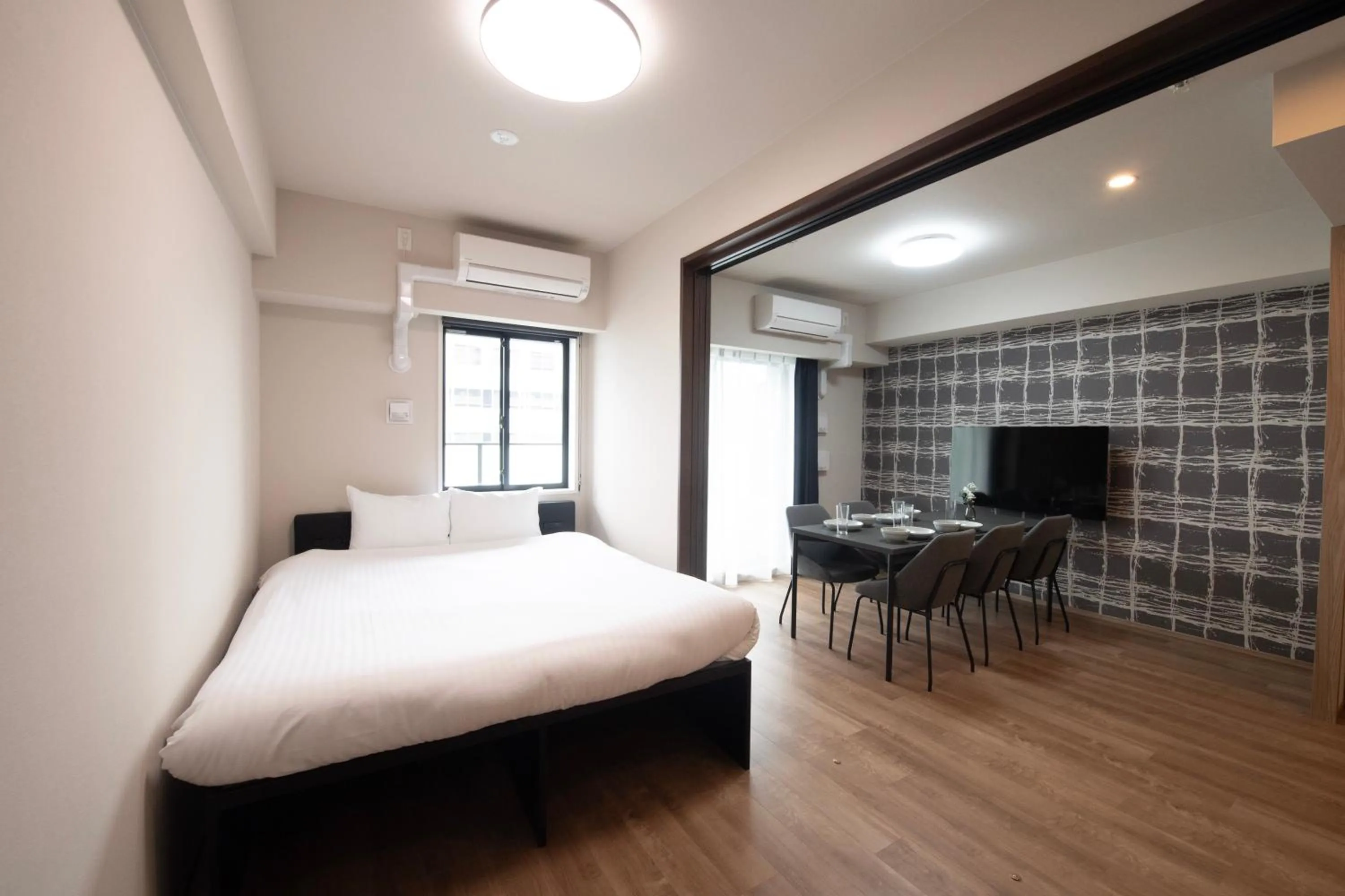 Bed in THE RISE Osaka Universal Bayside