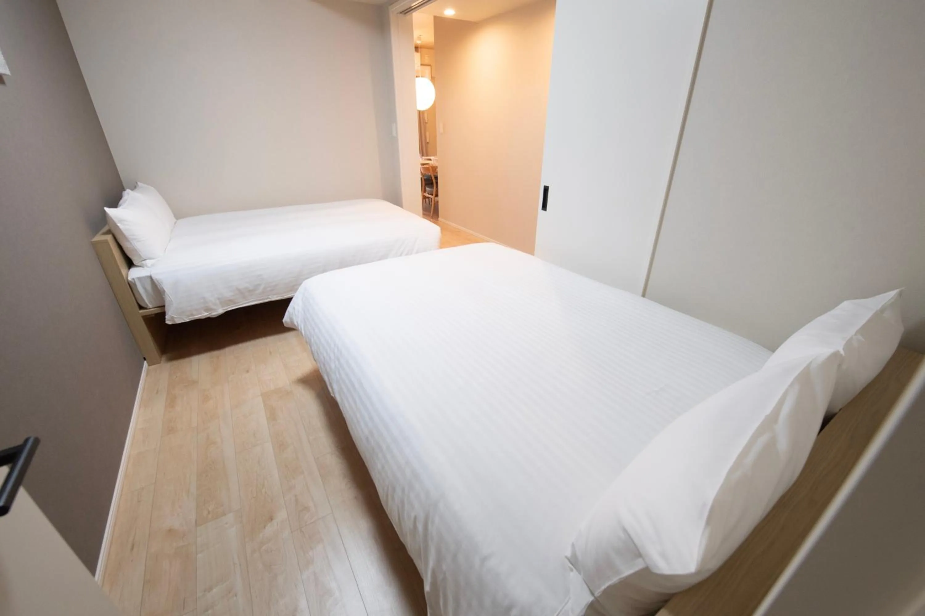 Bed in THE RISE Osaka Universal Bayside